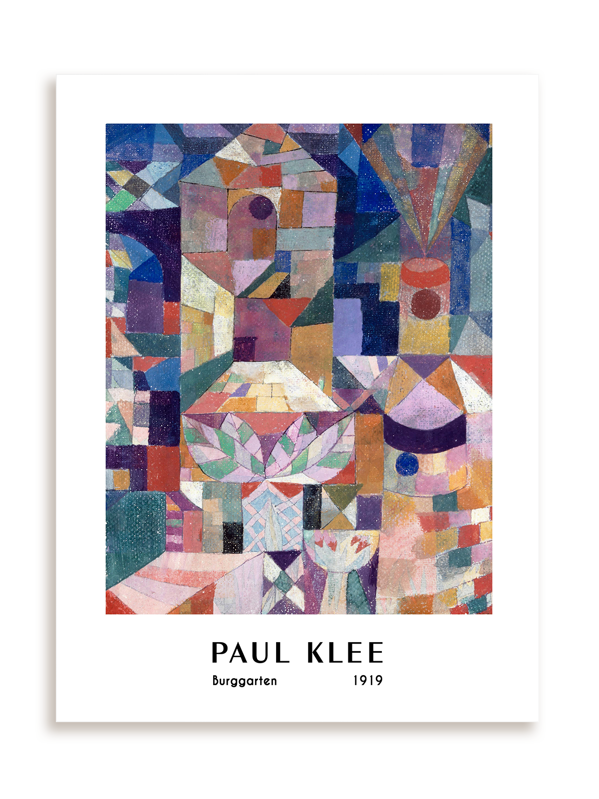 Plakat Paul Klee - Burggarten (1919) bez ramy