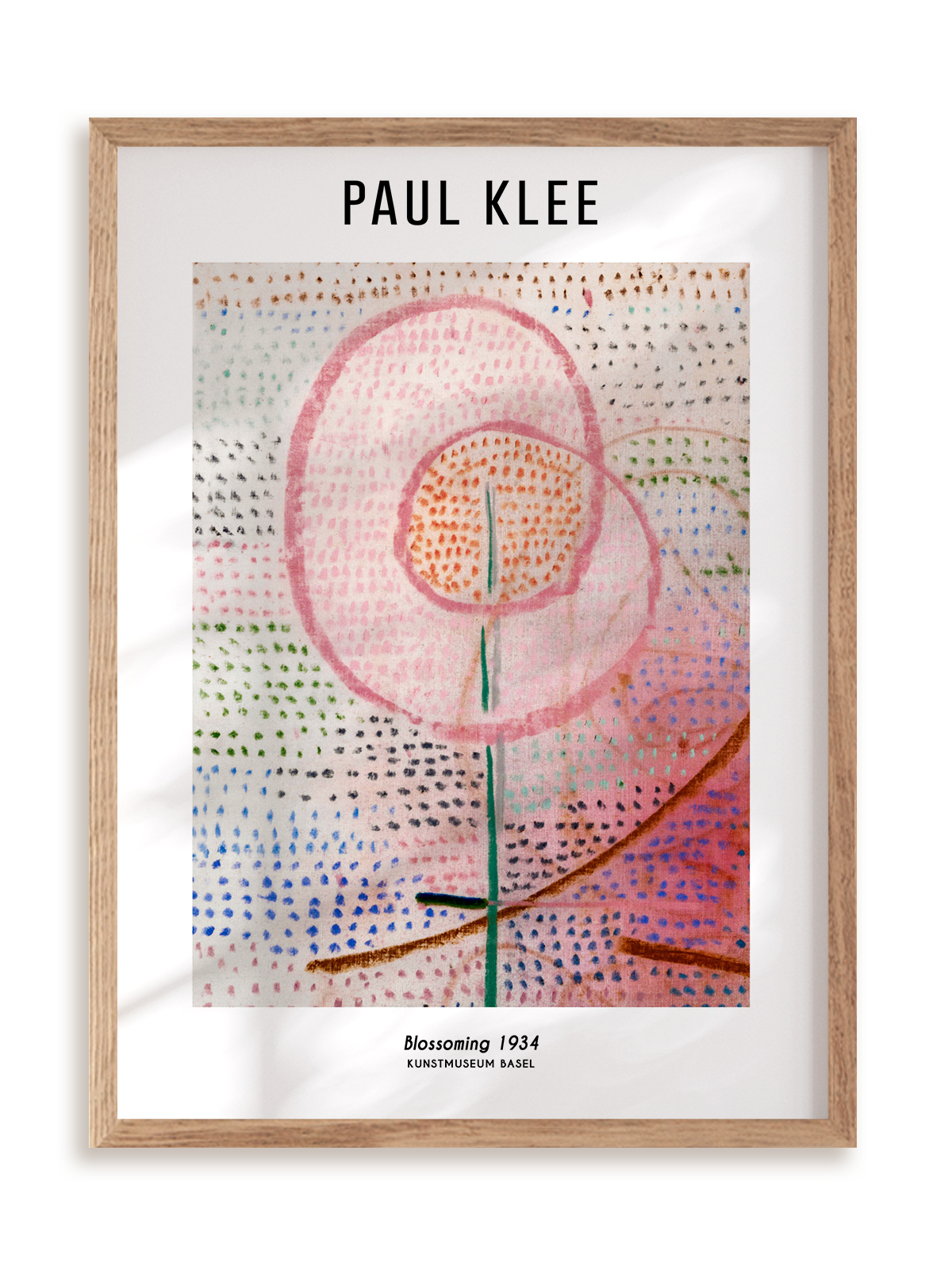 Plakat Paul Klee - Blossoming (1934) w ramie drewnianej