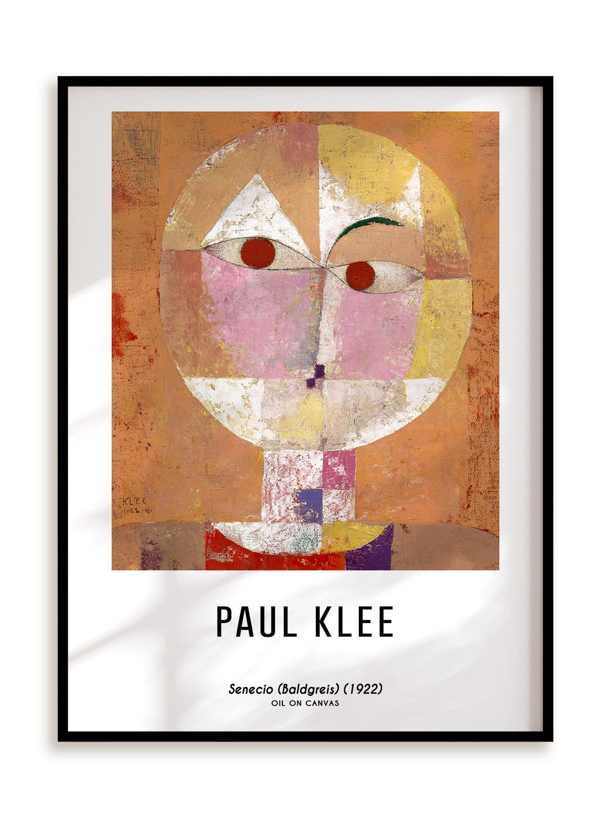 Plakat Paul Klee - Senecio (Baldgreis) (1922) w ramie aluminiowej
