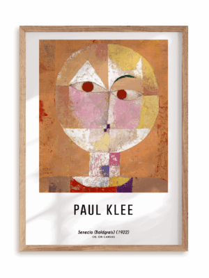 Plakat Paul Klee - Senecio (Baldgreis) (1922) w ramie drewnianej
