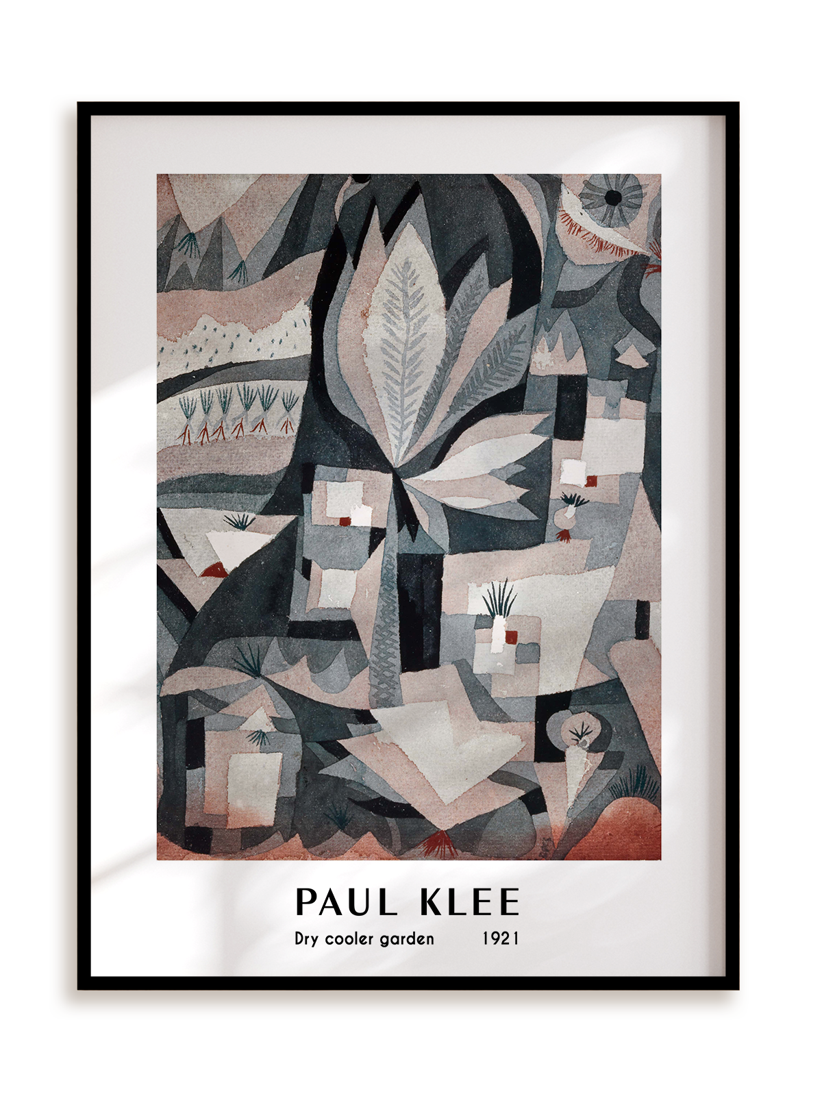 Plakat Paul Klee - Dry cooler garden (1921) w ramie aluminiowej