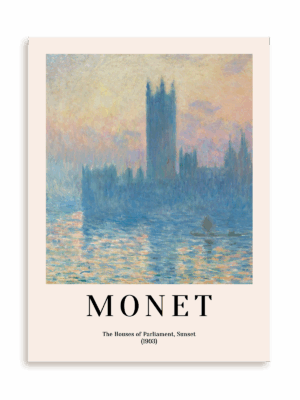 Plakat Claude Monet - The Houses of Parliament, Sunset (1903) bez ramy