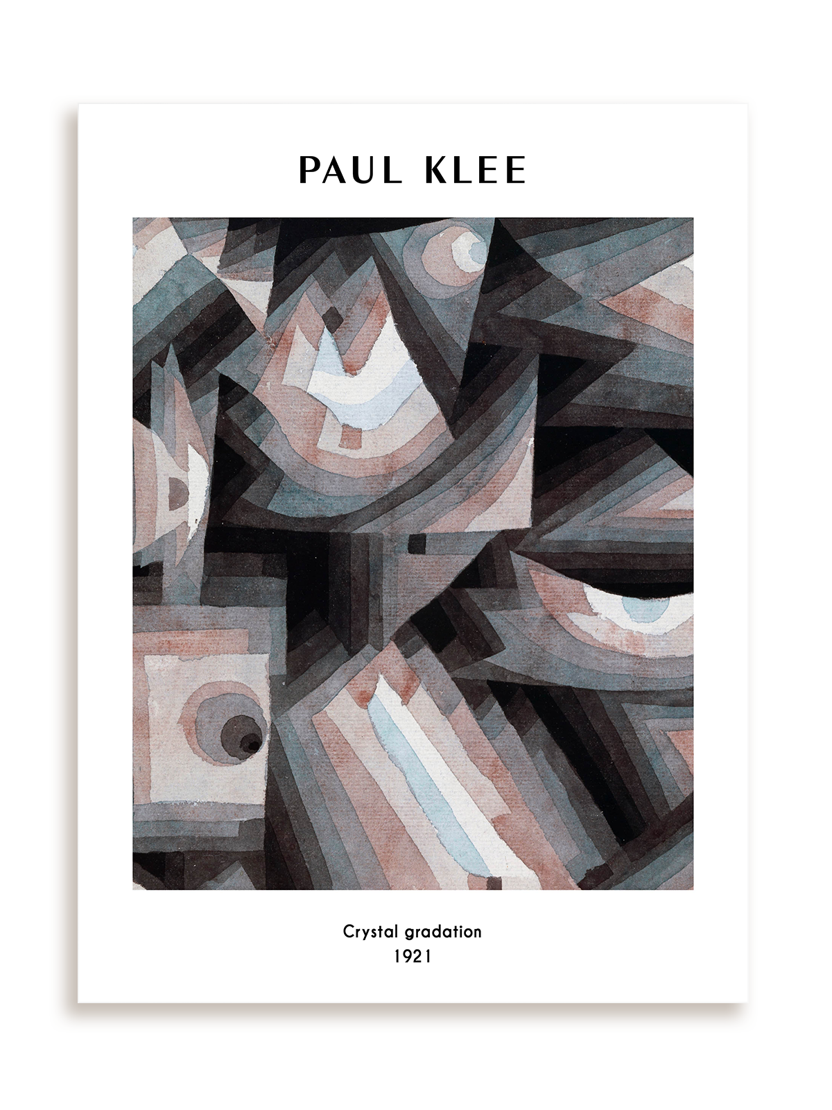 Plakat Paul Klee - Crystal gradation (1921) bez ramy