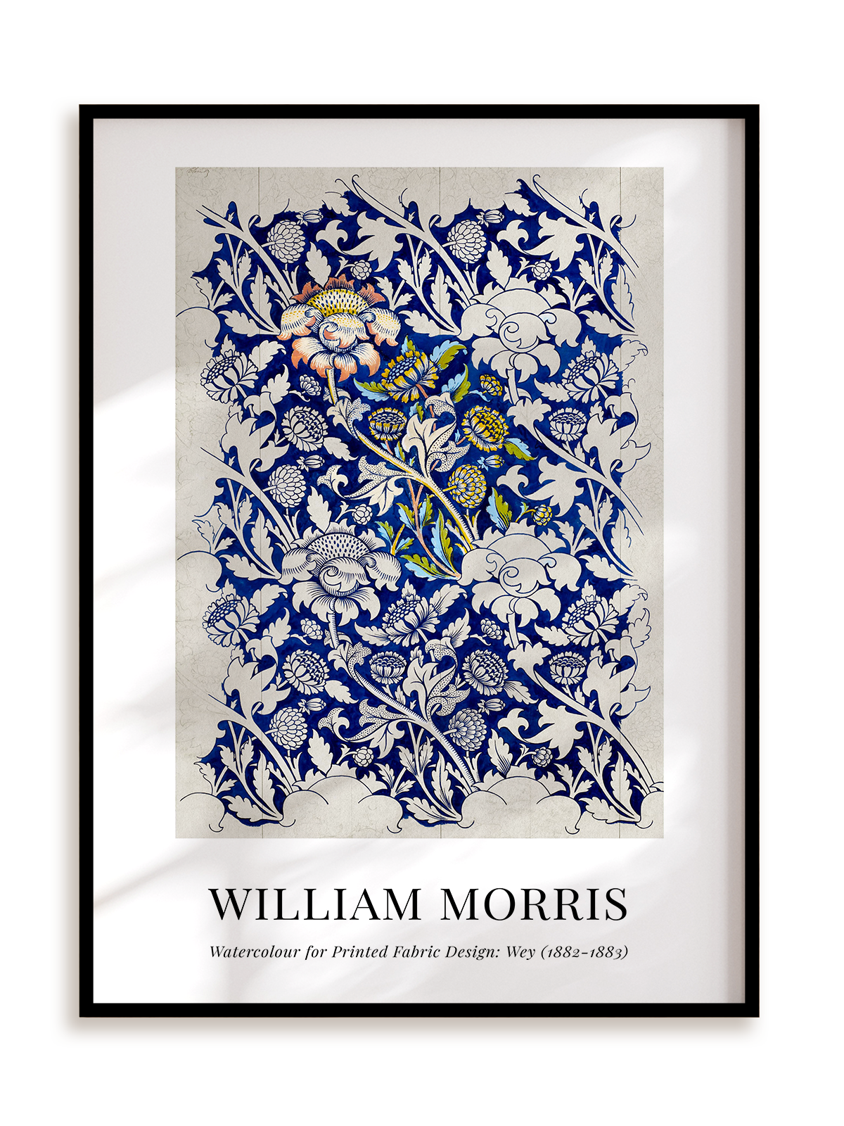 Plakat William Morris - Watercolour (1882-1883) w ramie aluminiowej