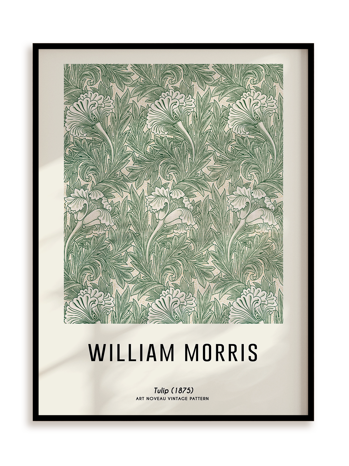 Plakat William Morris - Tulip (1875) w ramie aluminiowej