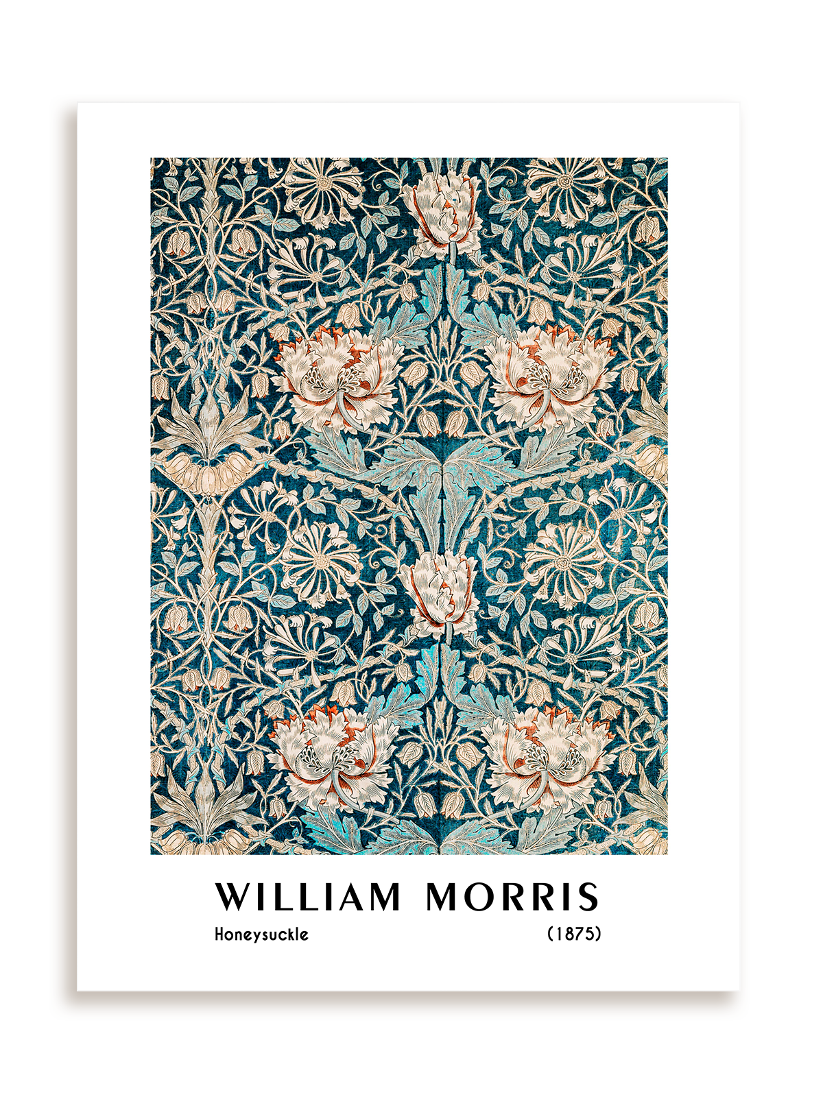 Plakat William Morris - Honeysuckle (1875) bez ramy