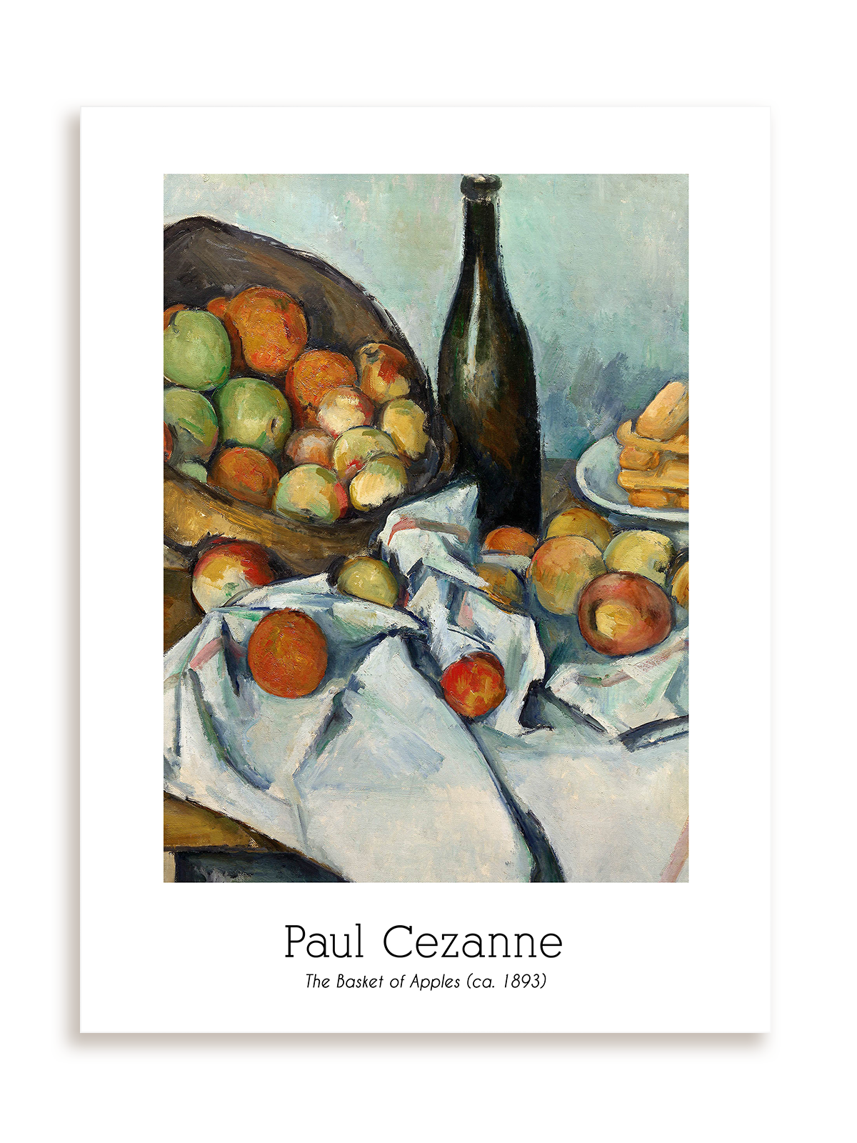 Plakat Paul Cezanne - The Basket of Apples (ca. 1893) bez ramy