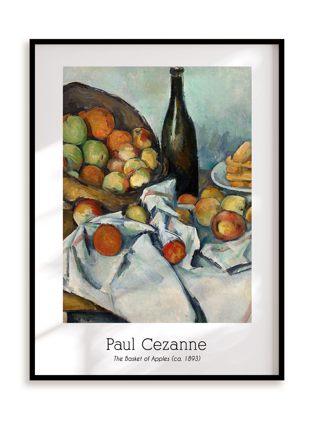 Plakat Paul Cezanne - The Basket of Apples (ca. 1893) w ramie aluminiowej