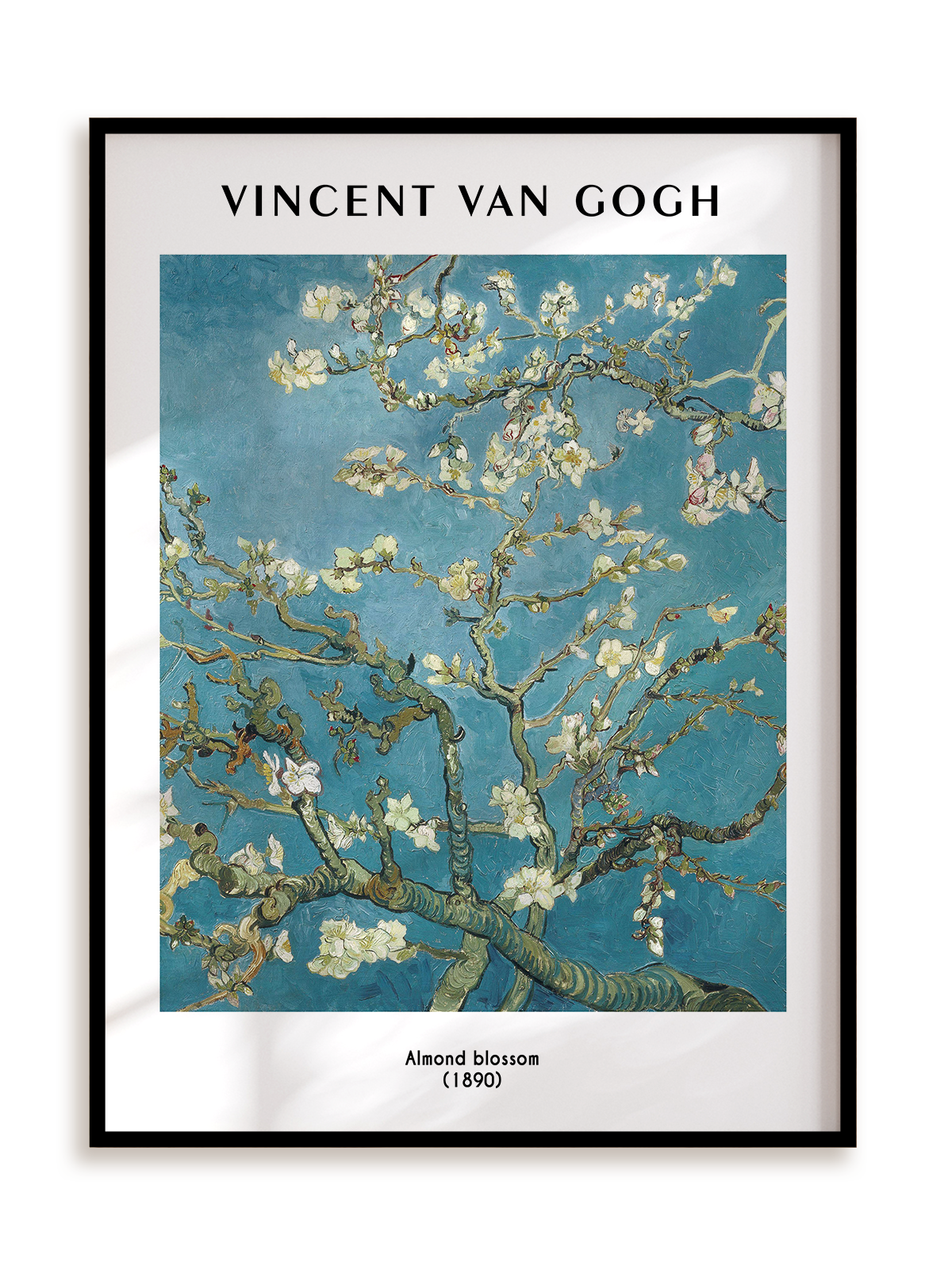 Plakat Vincent Van Gogh - Almond blossom (1890) w ramie aluminiowej