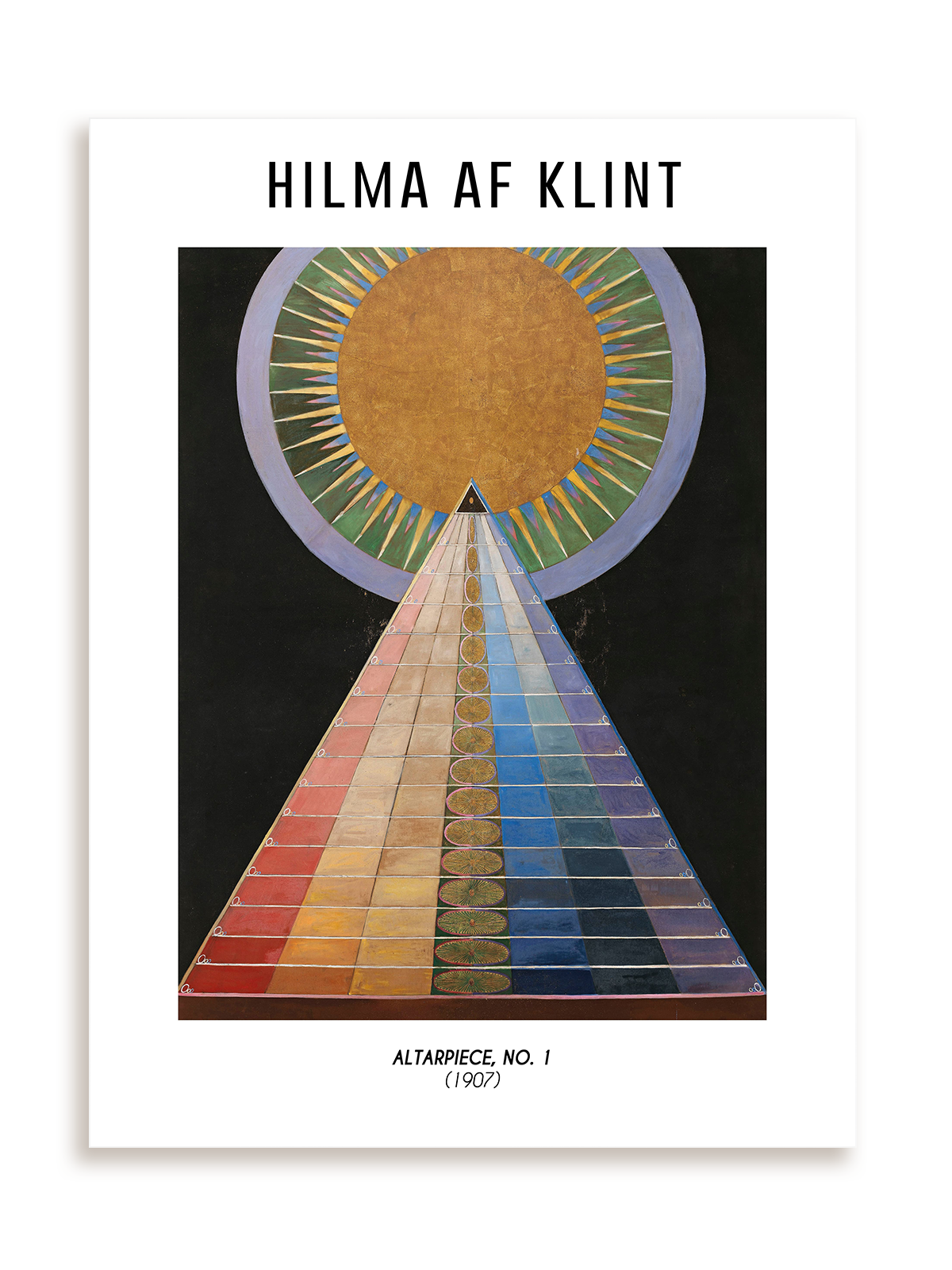 Plakat Hilma af Klint - Altarpiece, No. 1 (1907) bez ramy