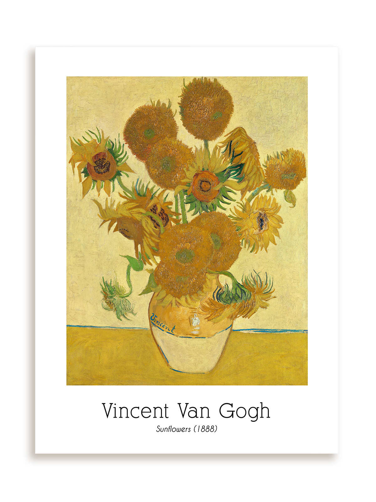 Plakat Vincent Van Gogh - Sunflowers (1888) bez ramy