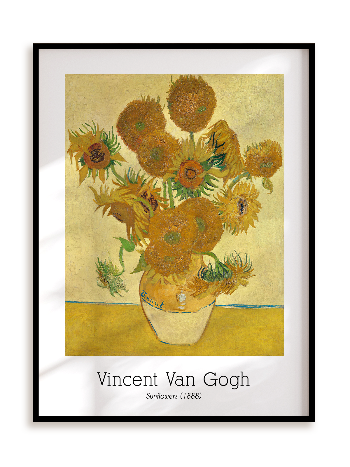 Plakat Vincent Van Gogh - Sunflowers (1888) w ramie aluminiowej