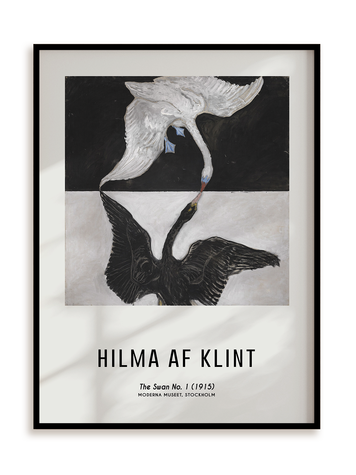 Plakat Hilma af Klint - The Swan No. 1 (1915) w ramie aluminiowej