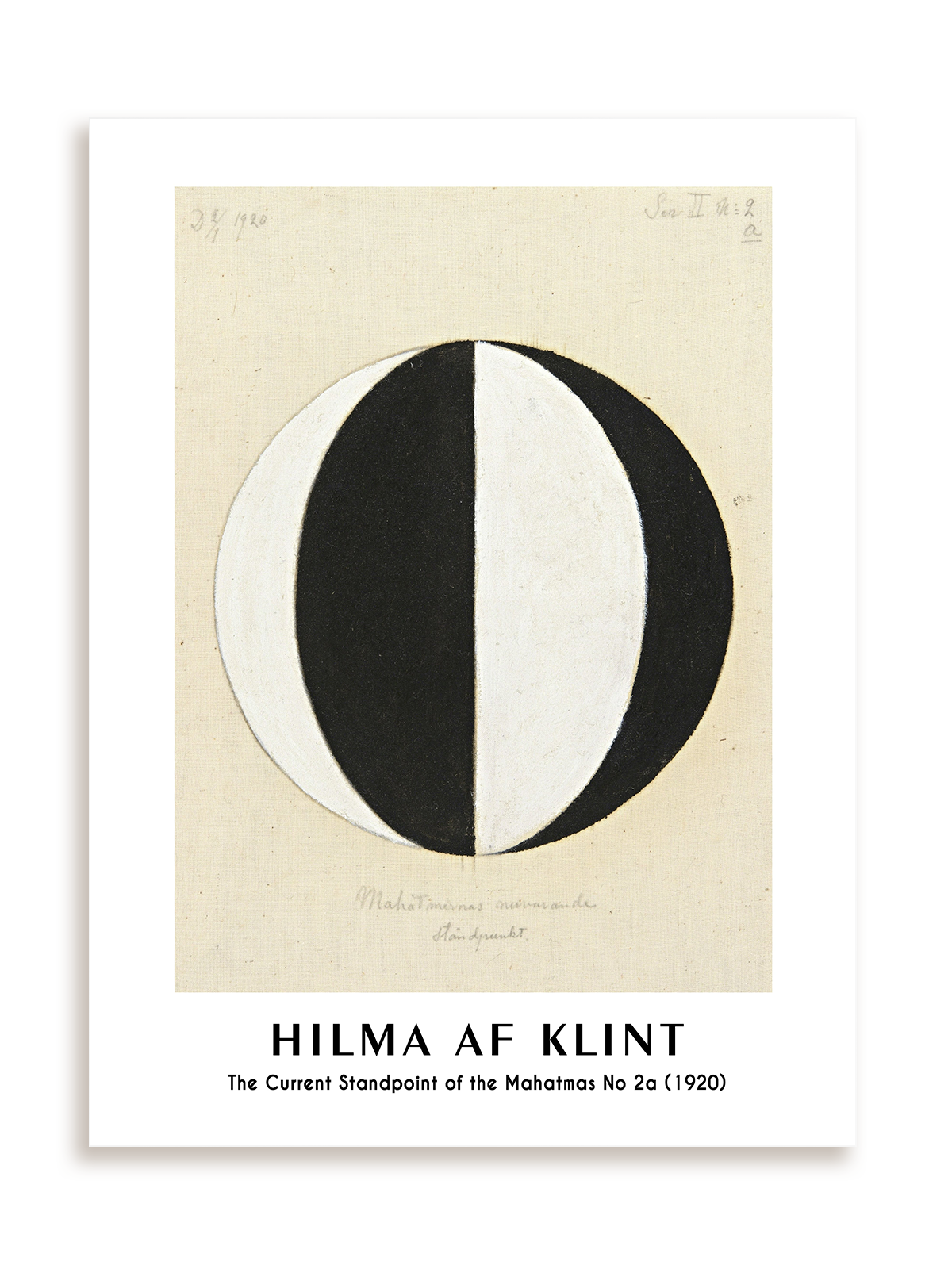 Plakat Hilma af Klint - The Current Standpoint (1920) bez ramy