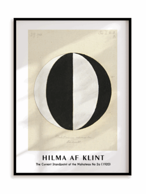 Plakat Hilma af Klint - The Current Standpoint (1920) w ramie aluminiowej