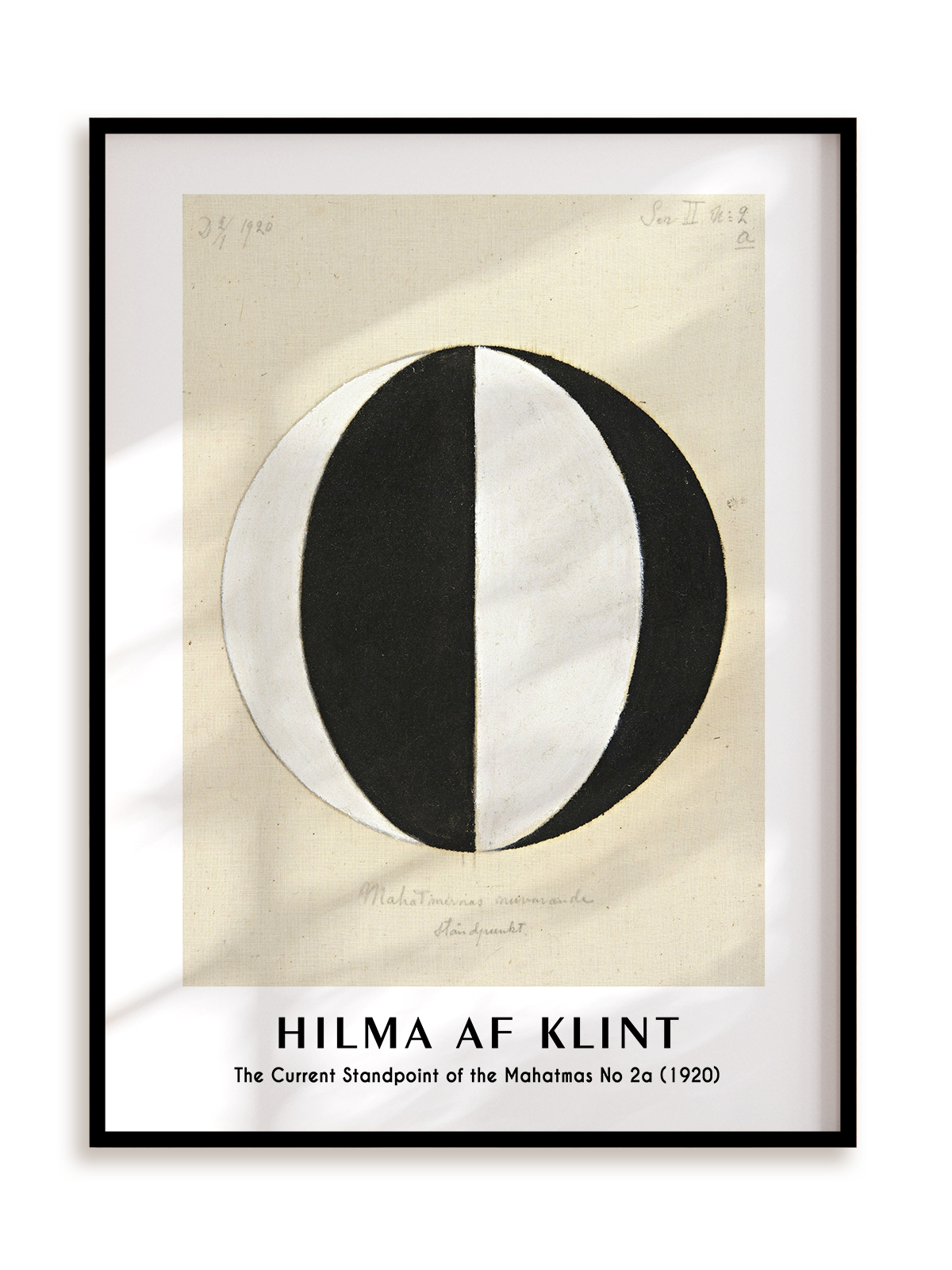 Plakat Hilma af Klint - The Current Standpoint (1920) w ramie aluminiowej