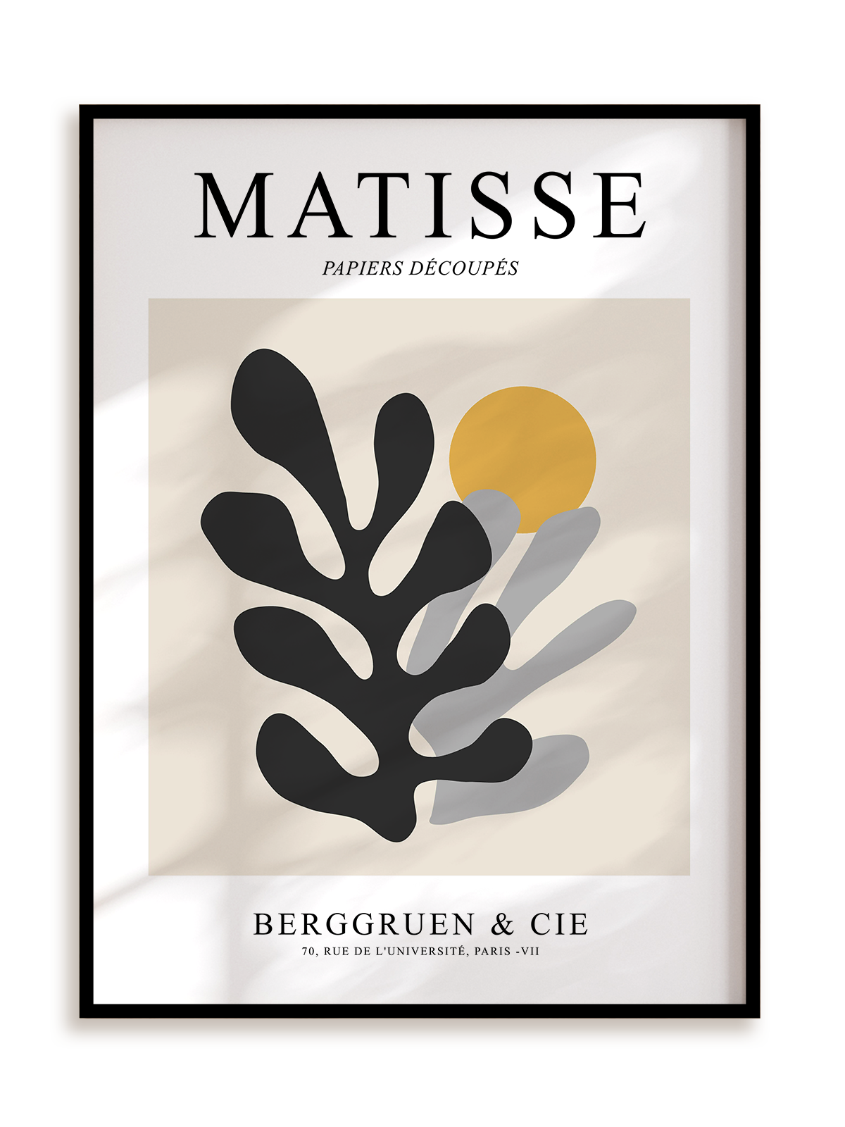 Plakat Matisse Papiers Découpés Berggruen & Cie 2 w ramie aluminiowej