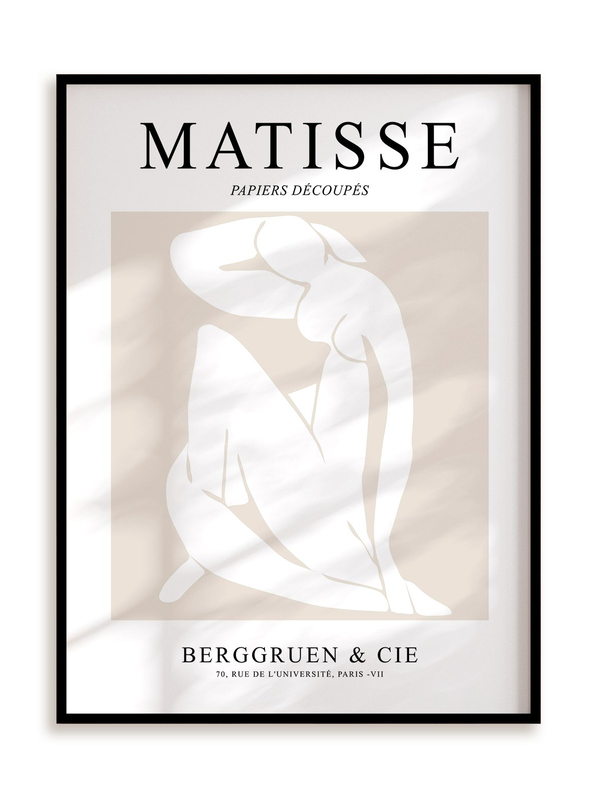 Plakat Matisse Papiers Découpés Berggruen & Cie 3 w ramie aluminiowej