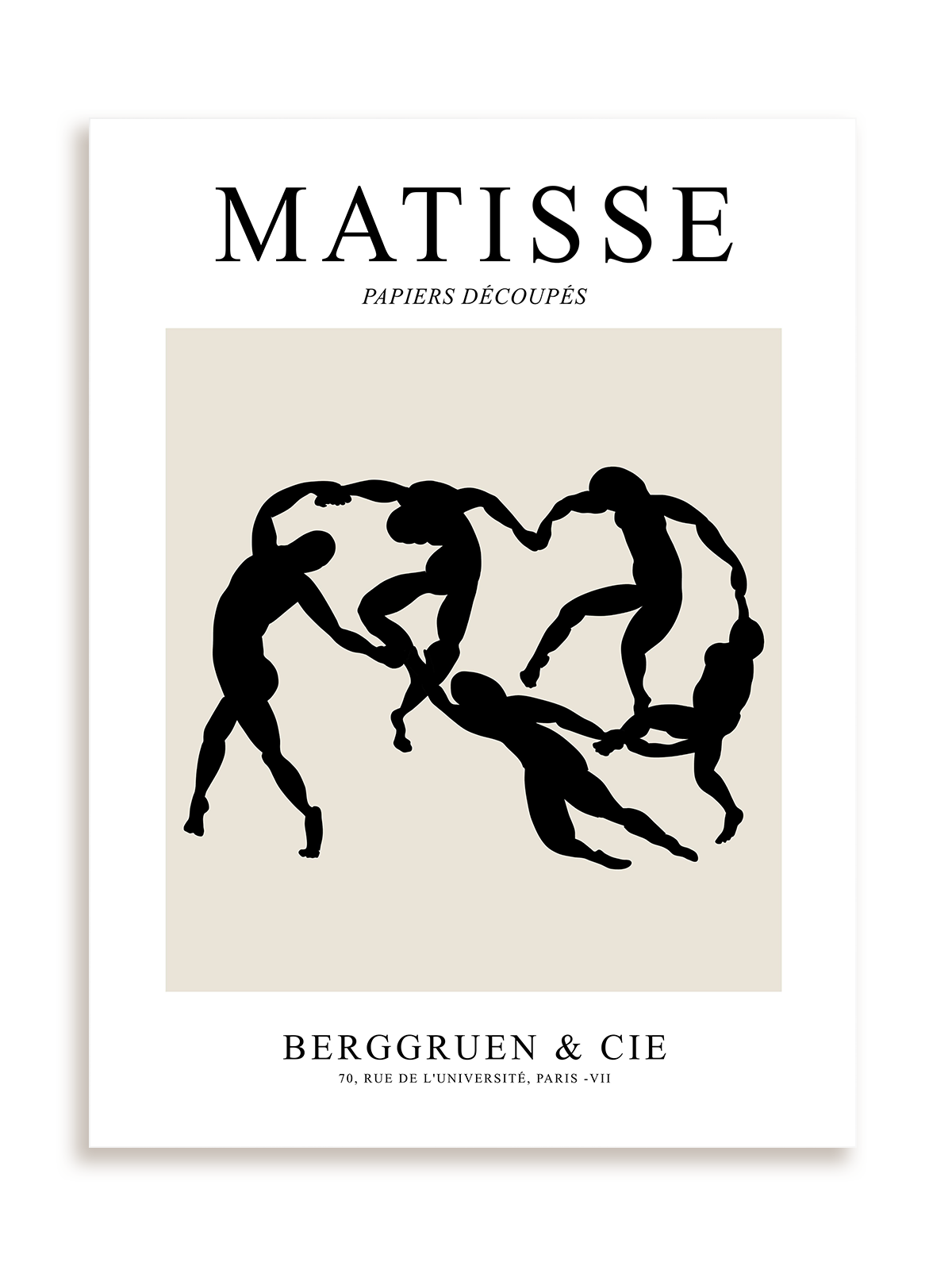 Plakat Matisse Papiers Découpés Berggruen & Cie 5 bez ramy