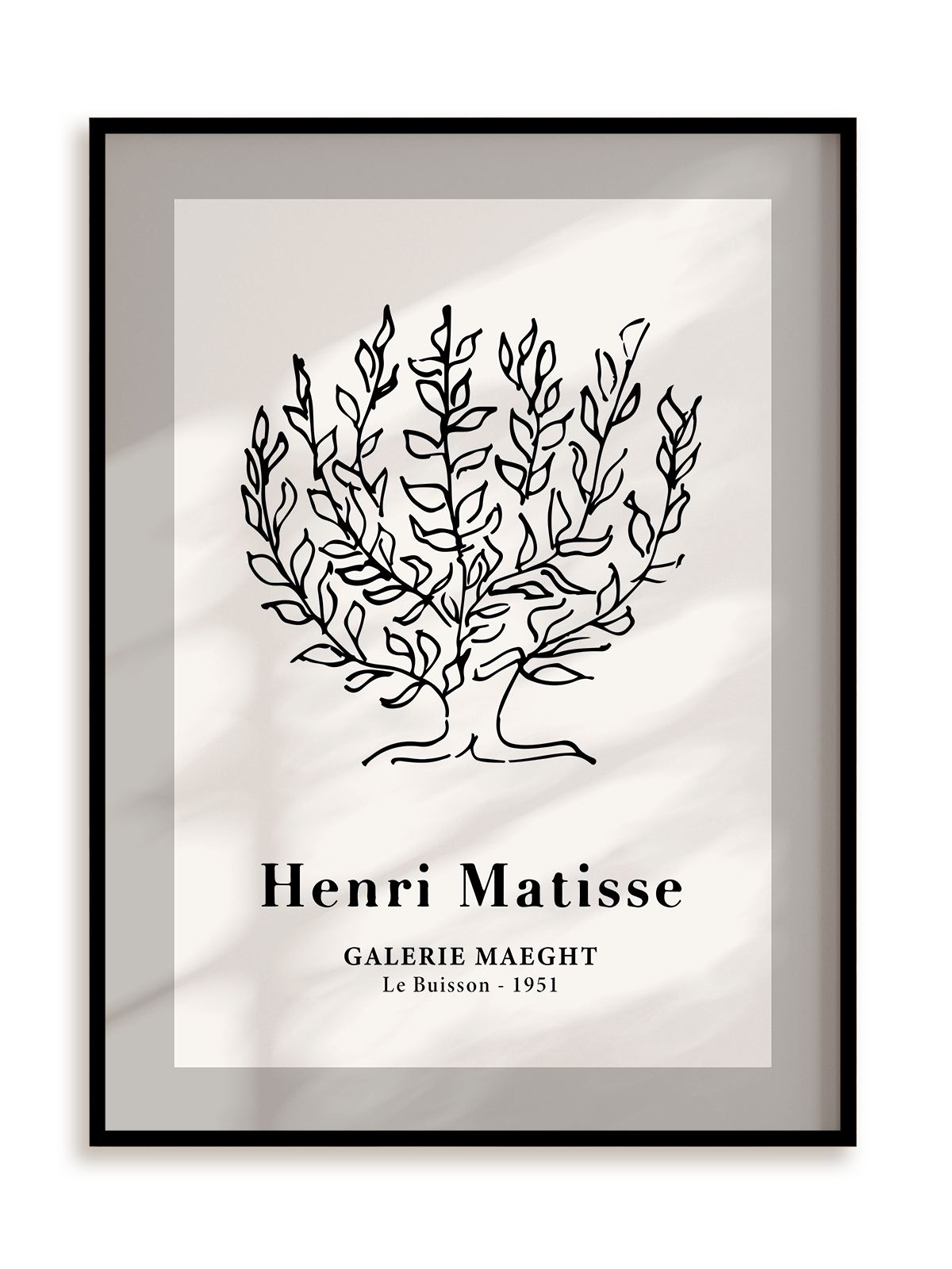 Plakat Matisse Sketch w ramie aluminiowej