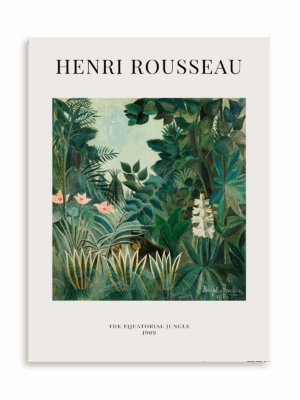Plakat Henri Rousseau - The Equatorial Jungle bez ramy
