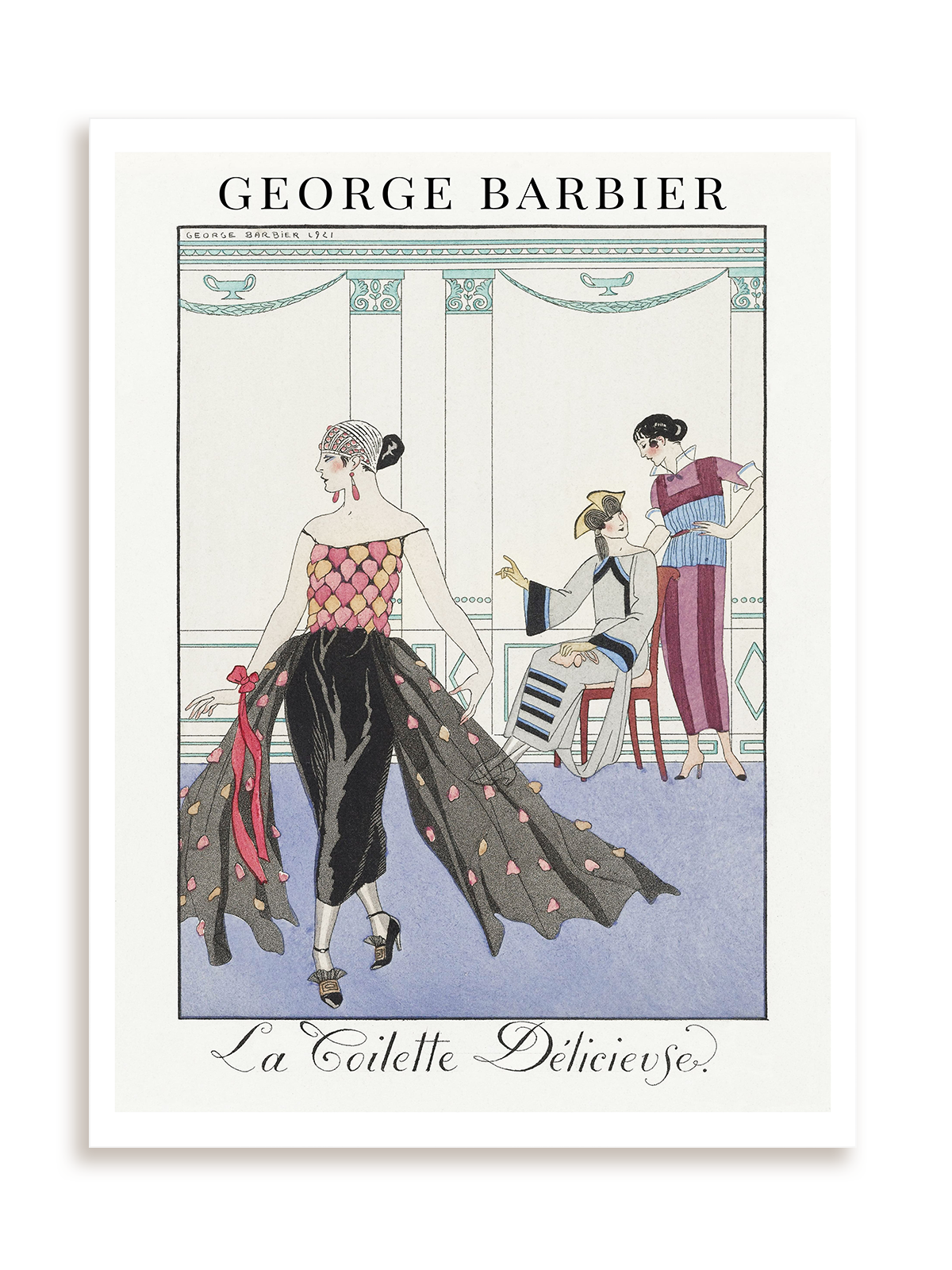 Plakat George Barbier - La Coliette Delicieuse bez ramy
