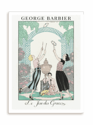 Plakat George Barbier - Le Jeu des Graces bez ramy