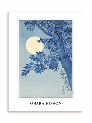 Plakat Ohara Koson - Blossoming cherry bez ramy