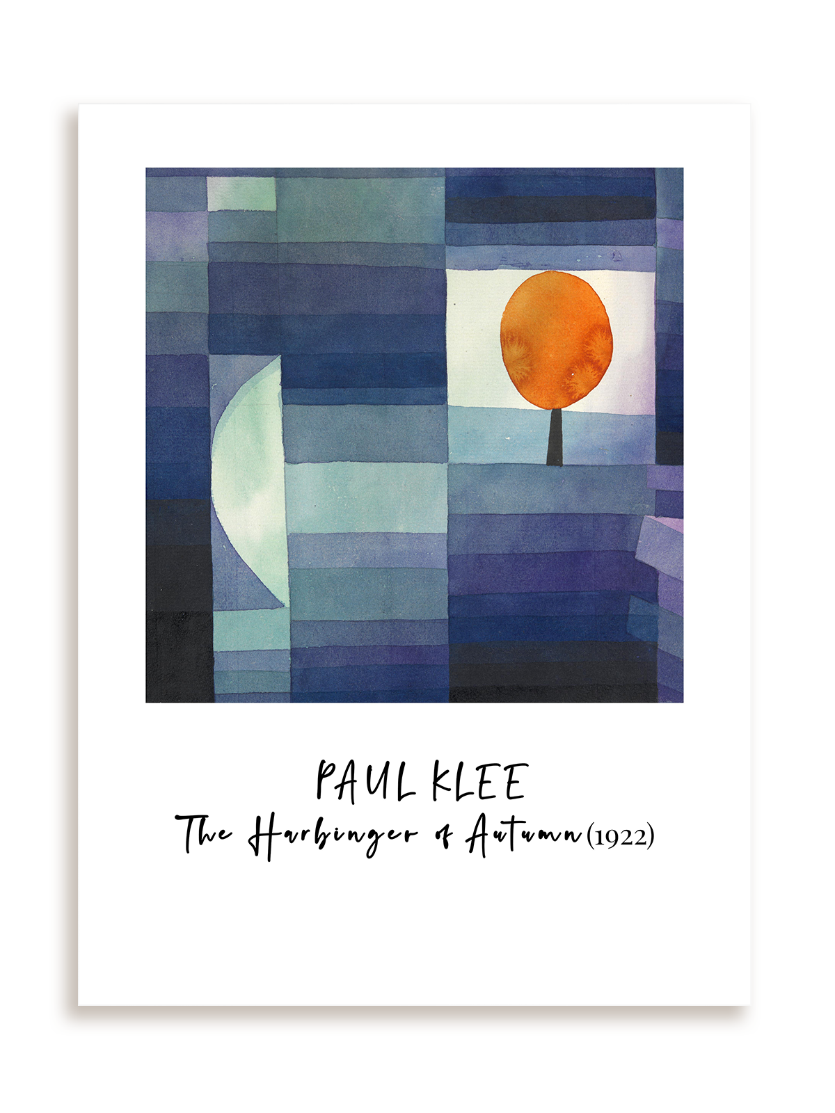 Plakat Paul Klee - The Harbinger of Autumn bez ramy