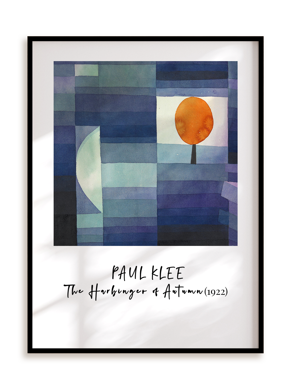 Plakat Paul Klee - The Harbinger of Autumn w ramie aluminiowej