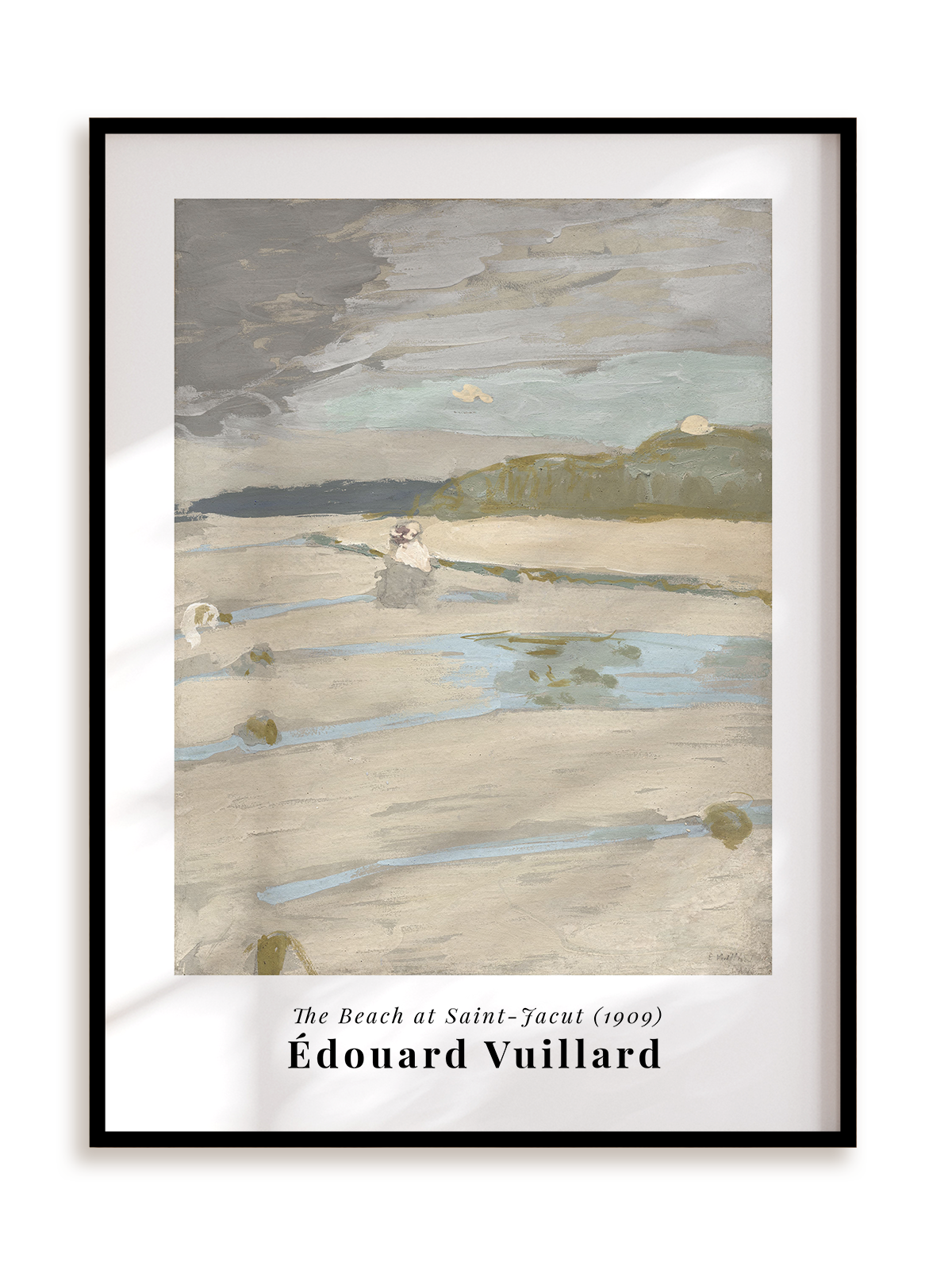 Plakat Edouard Vuillard - The beach at Saint-Jacut w ramie aluminiowej