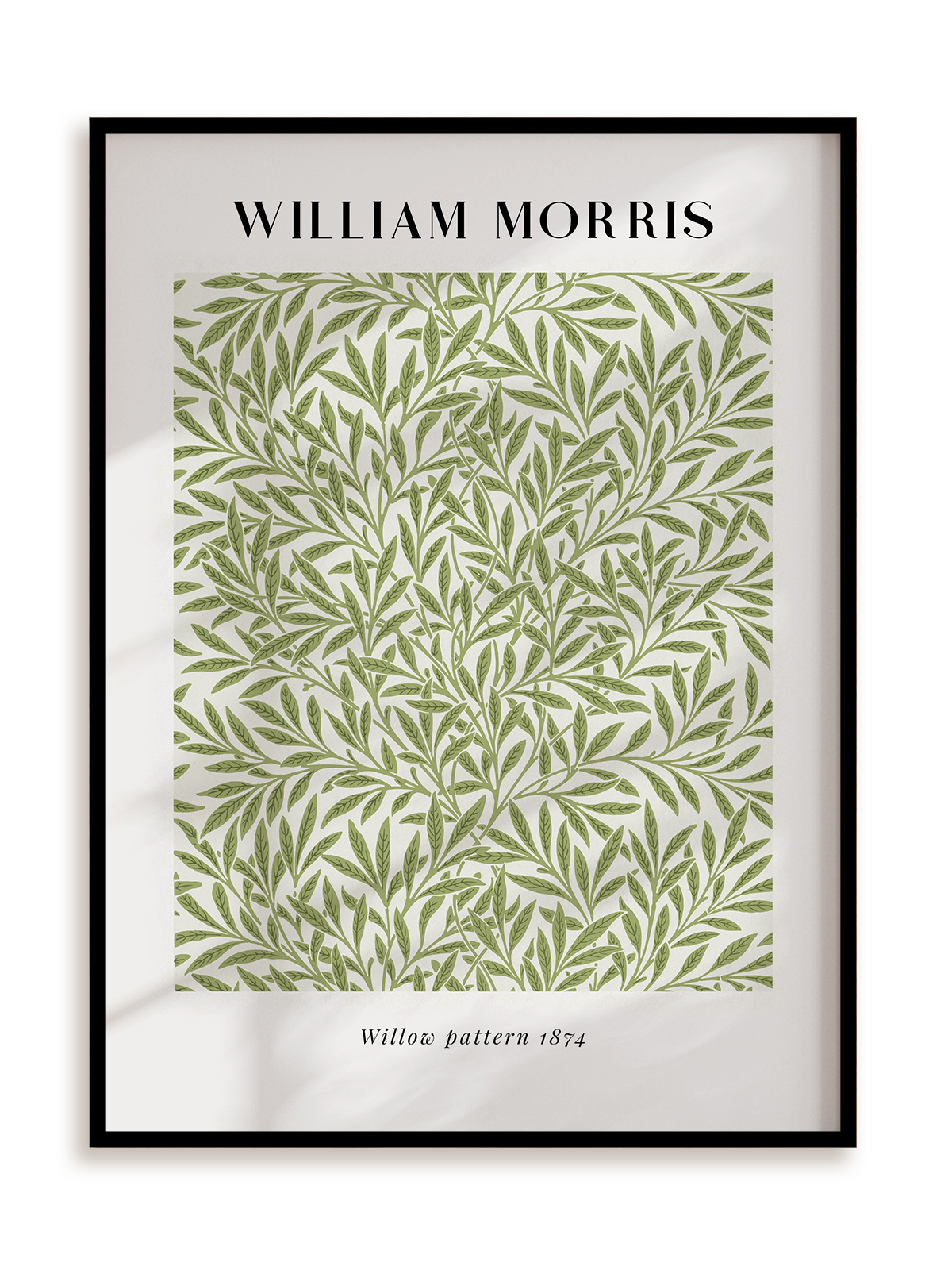Plakat William Morris - Willow pattern w ramie aluminiowej