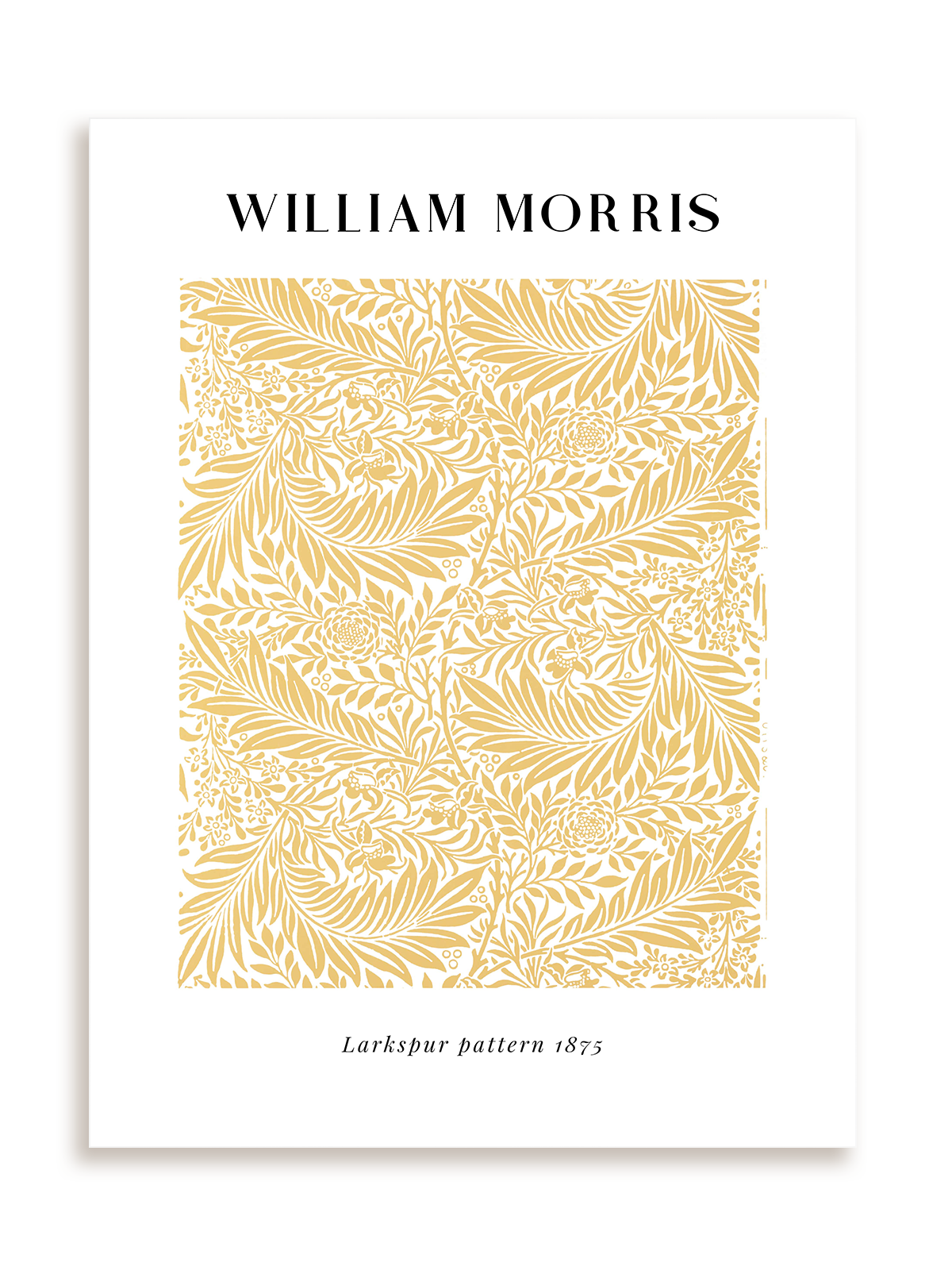 Plakat William Morris - Larkspur pattern bez ramy