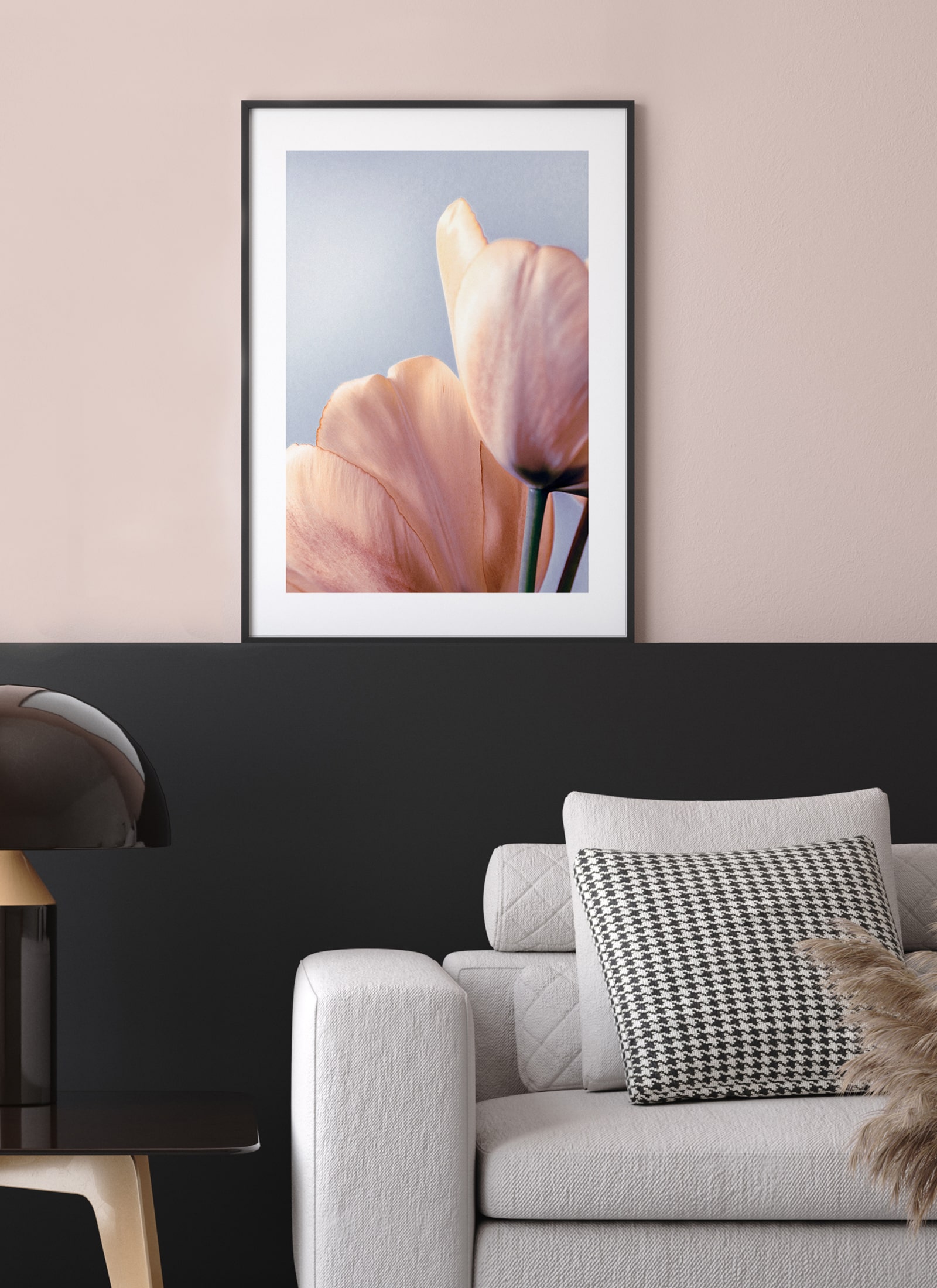 Plakat Kwiatowe ombre I bez ramy - obrazek 2