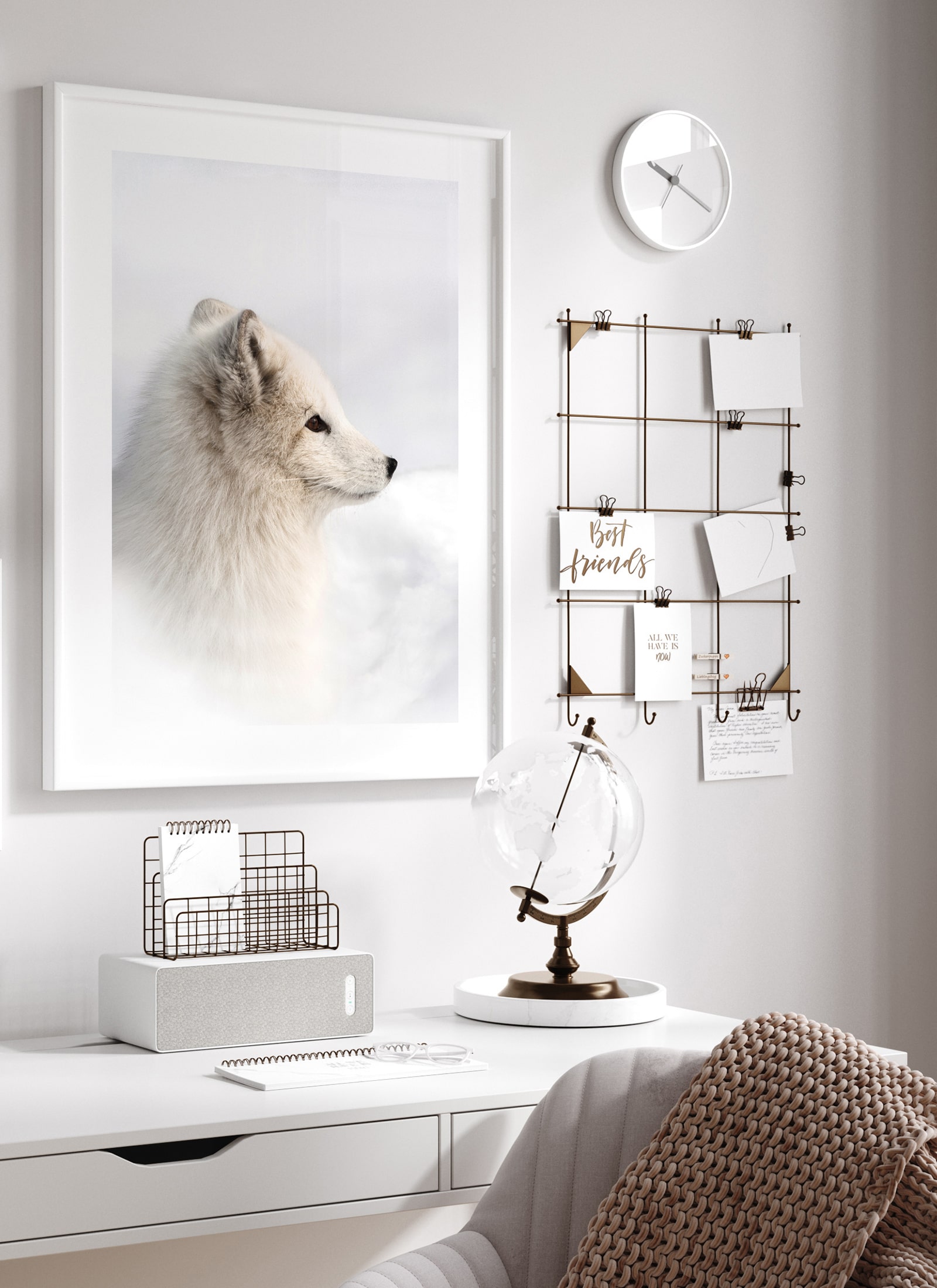 Plakat Lisek polarny bez ramy - obrazek 2