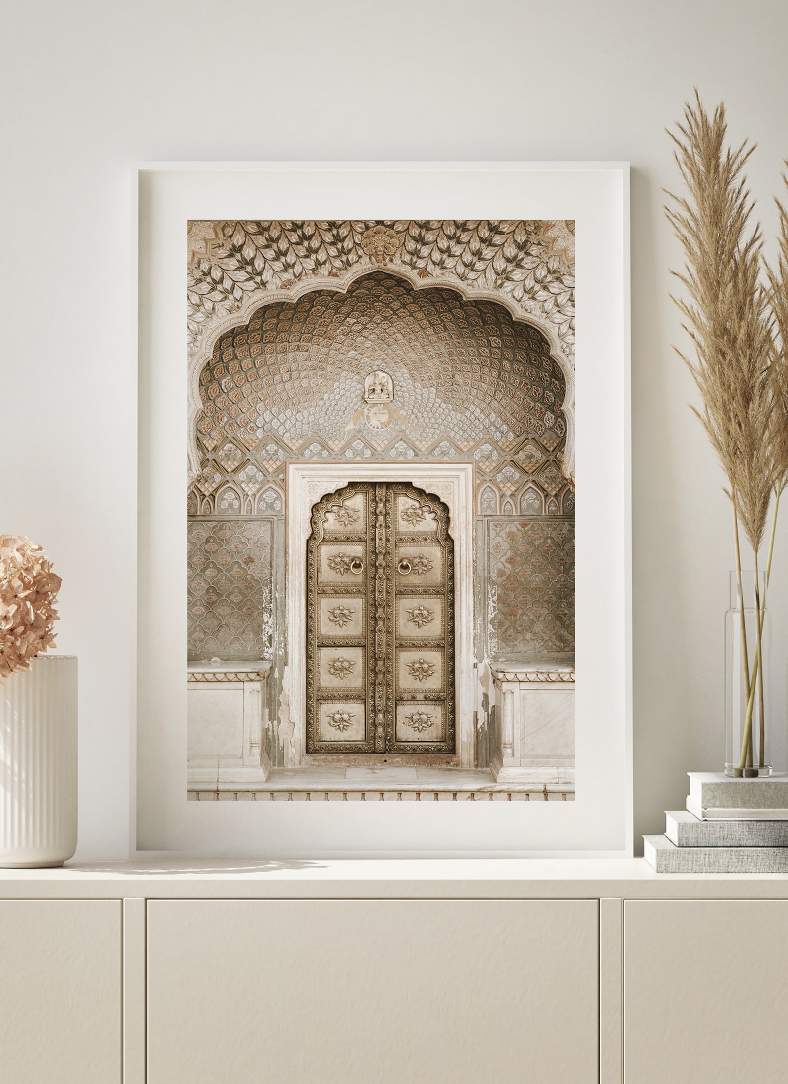 Plakat Orientalne drzwi I bez ramy - obrazek 2