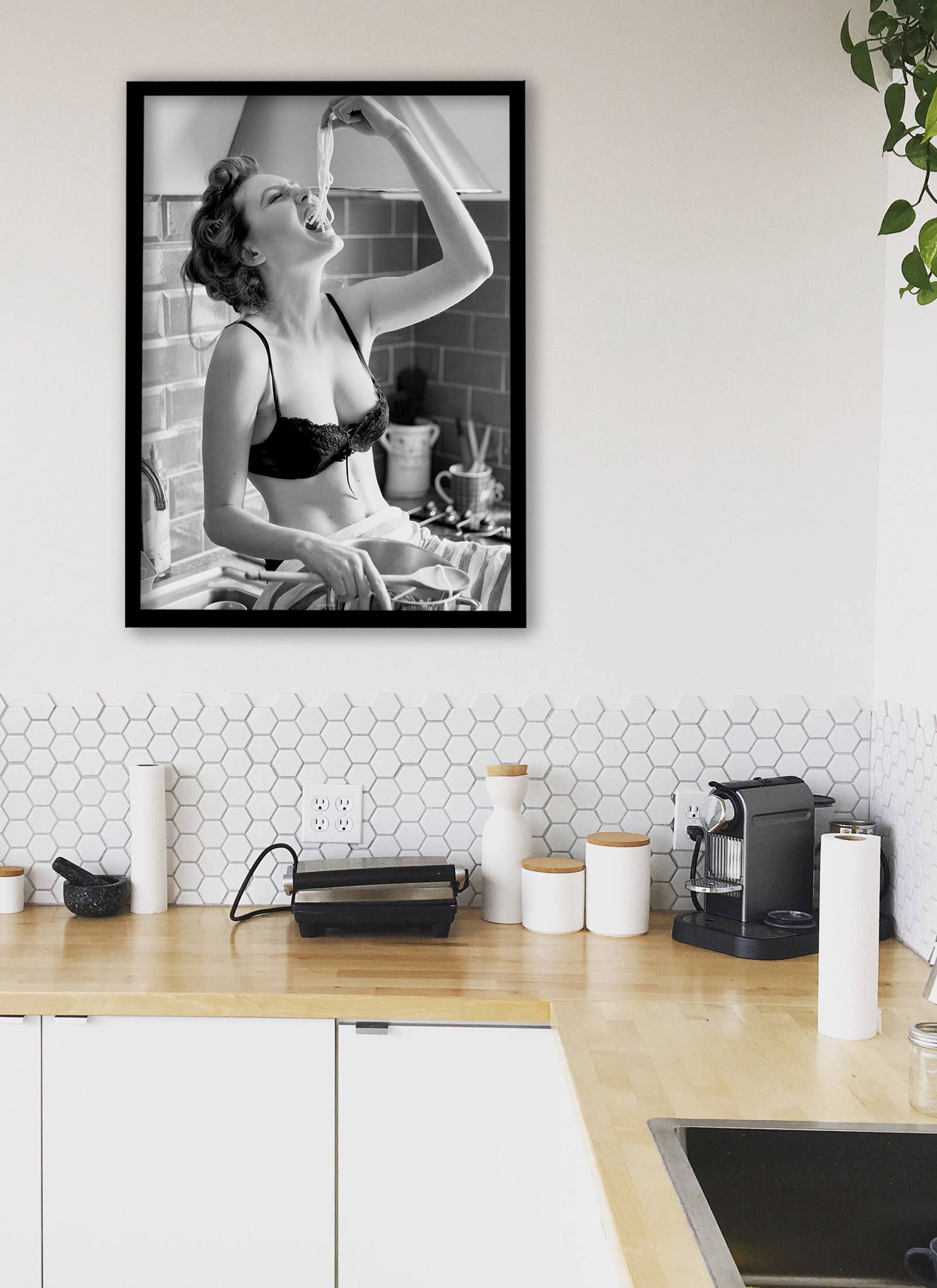 Plakat Frywolne spaghetti bez ramy - obrazek 2