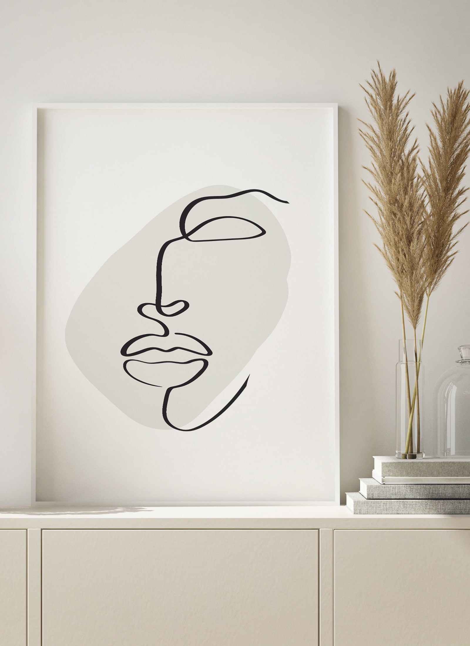 Plakat Linearny cień bez ramy - obrazek 2