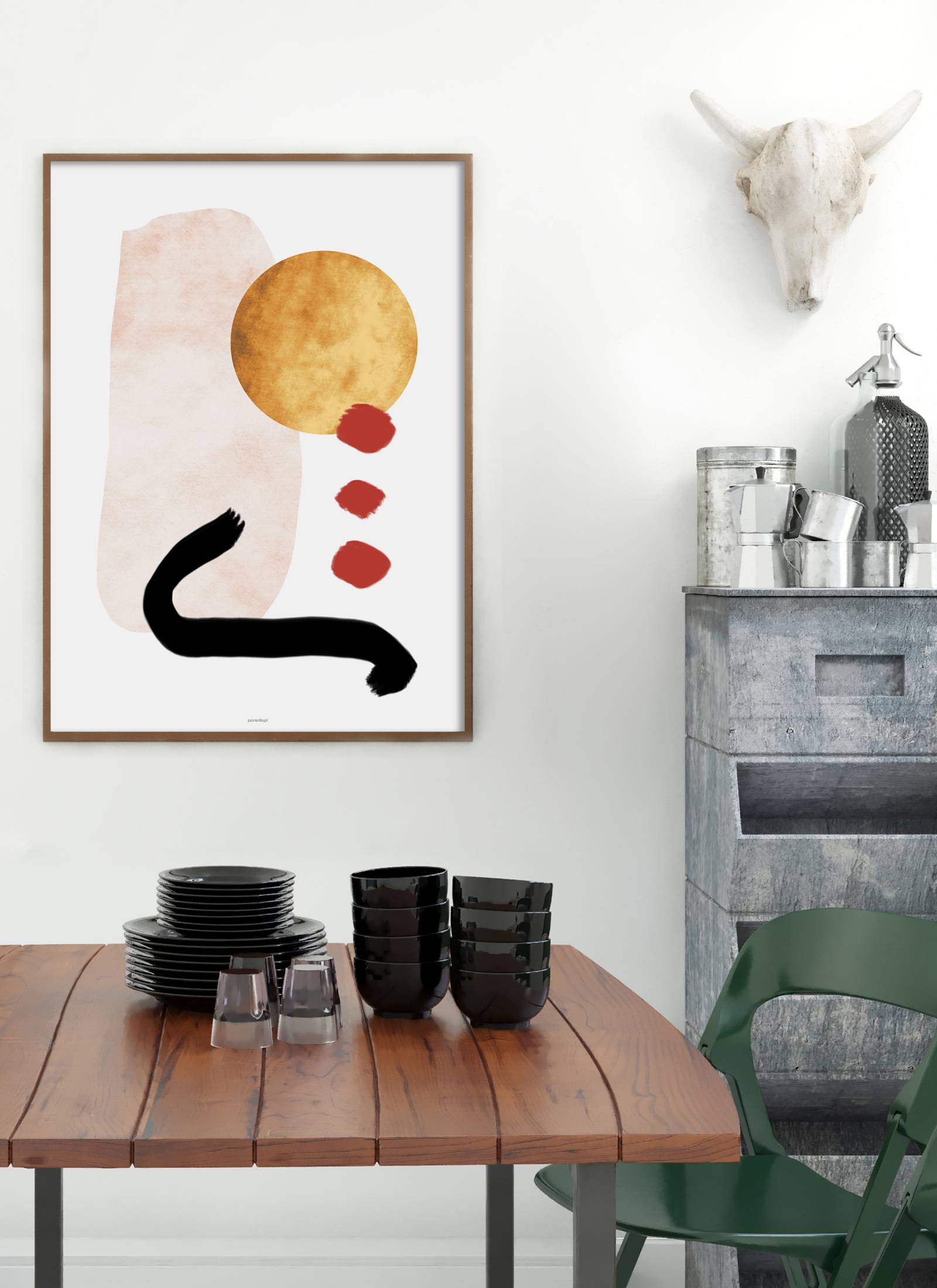 Plakat Spontaniczna geometria bez ramy - obrazek 2