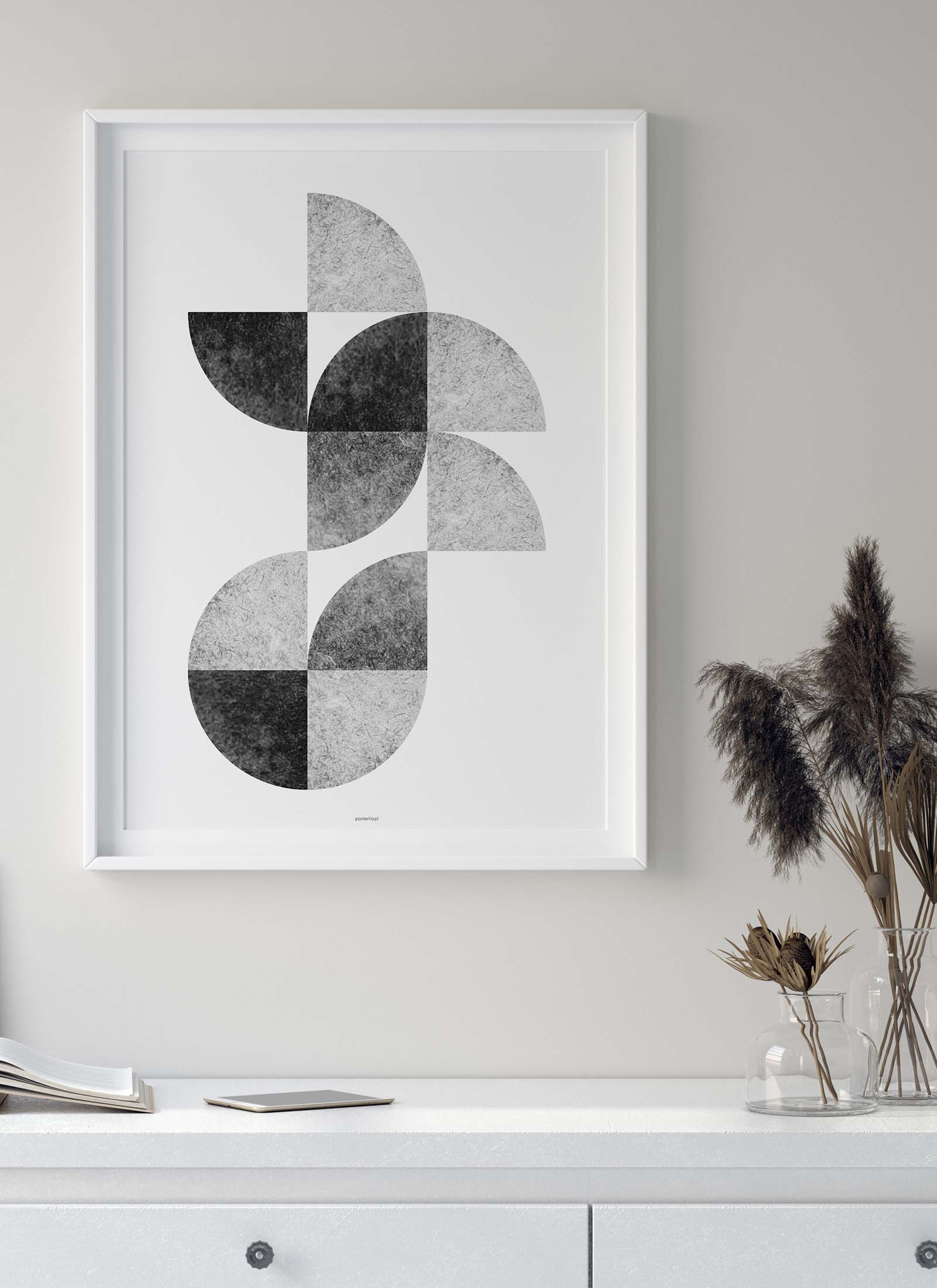 Plakat Geometryczne puzzle - ten trzeci bez ramy - obrazek 2
