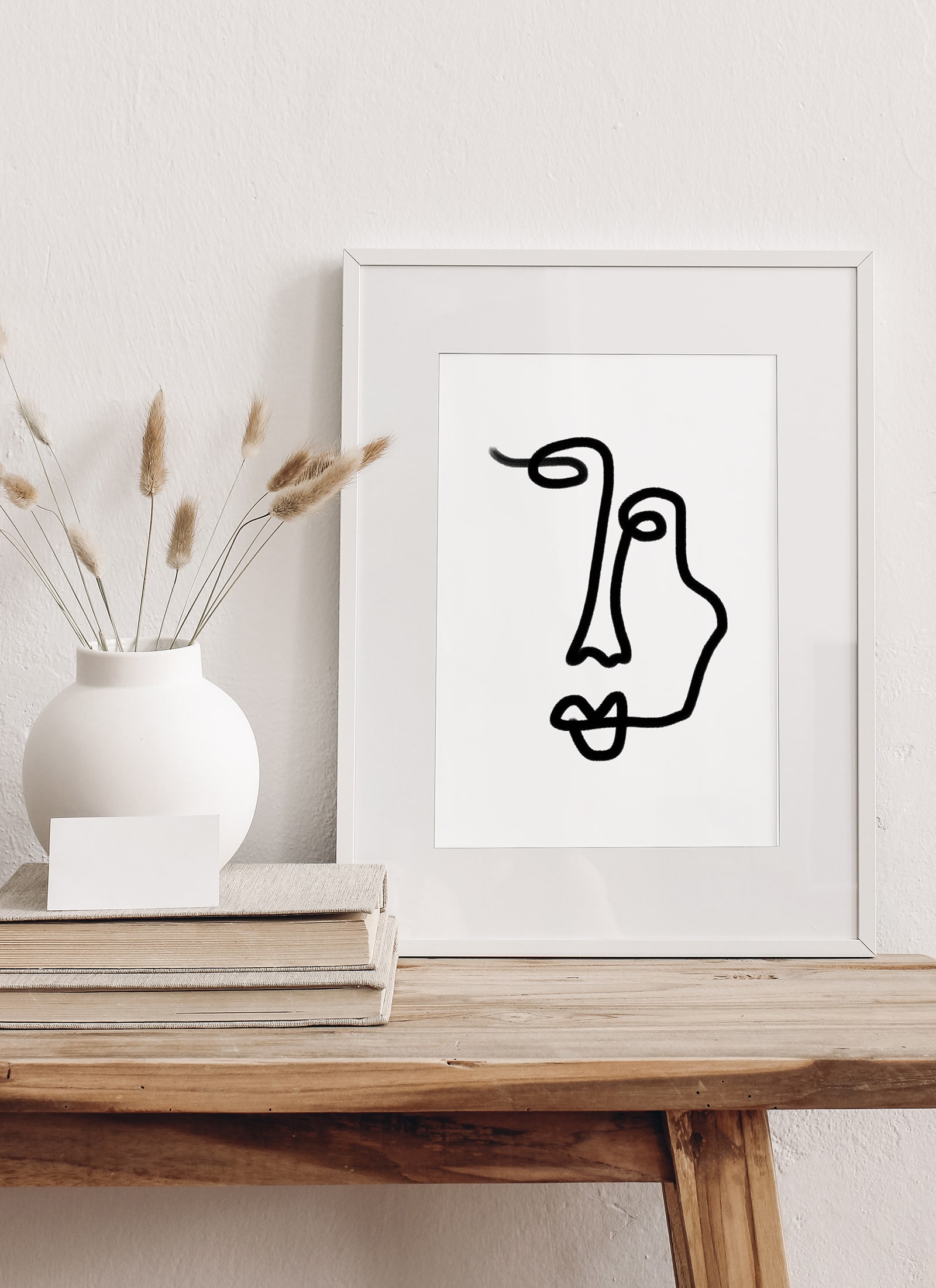 Plakat Twarz Nr 1 bez ramy - obrazek 2