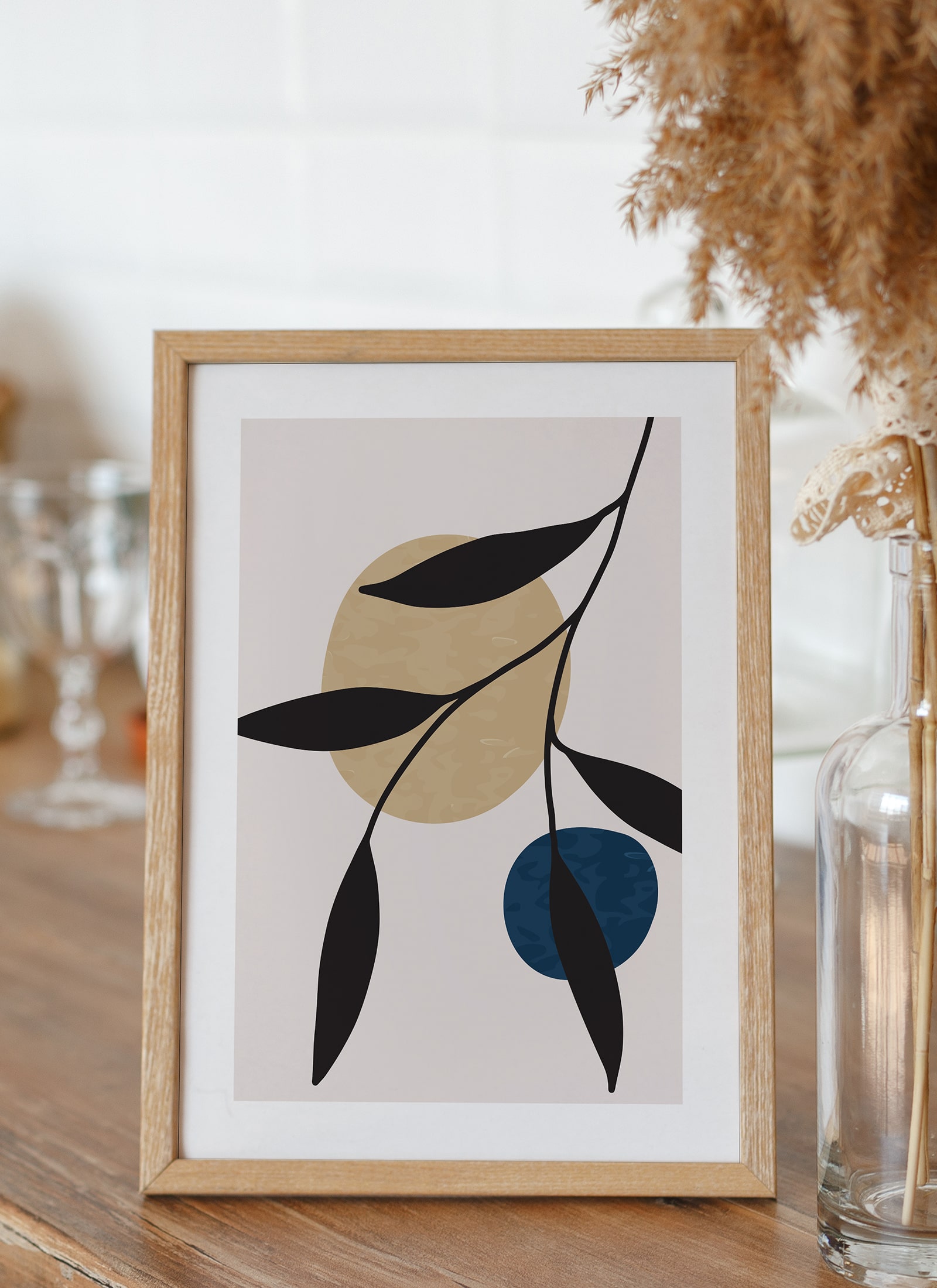 Plakat Roślinna grafika II bez ramy - obrazek 2