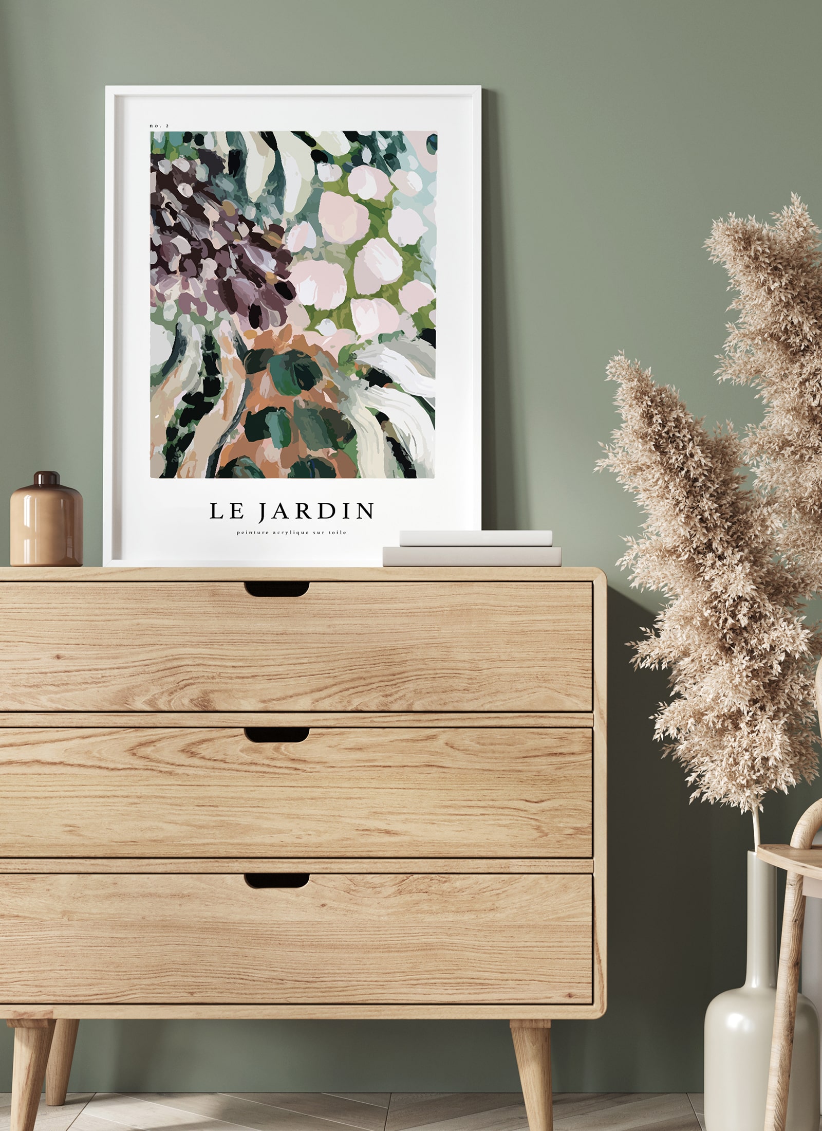 Plakat Le Jardin II bez ramy - obrazek 2