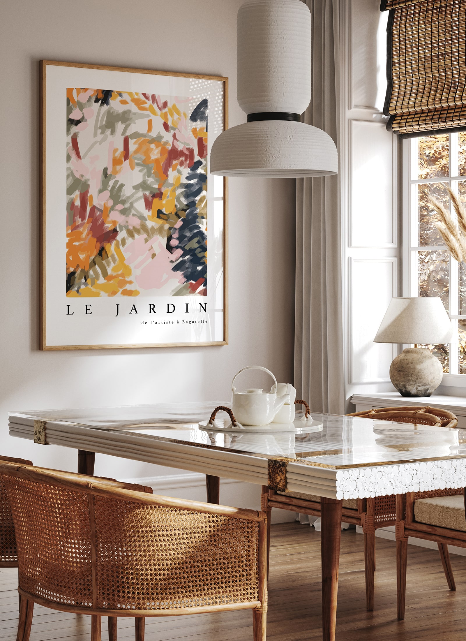 Plakat Le Jardin Colors bez ramy - obrazek 2