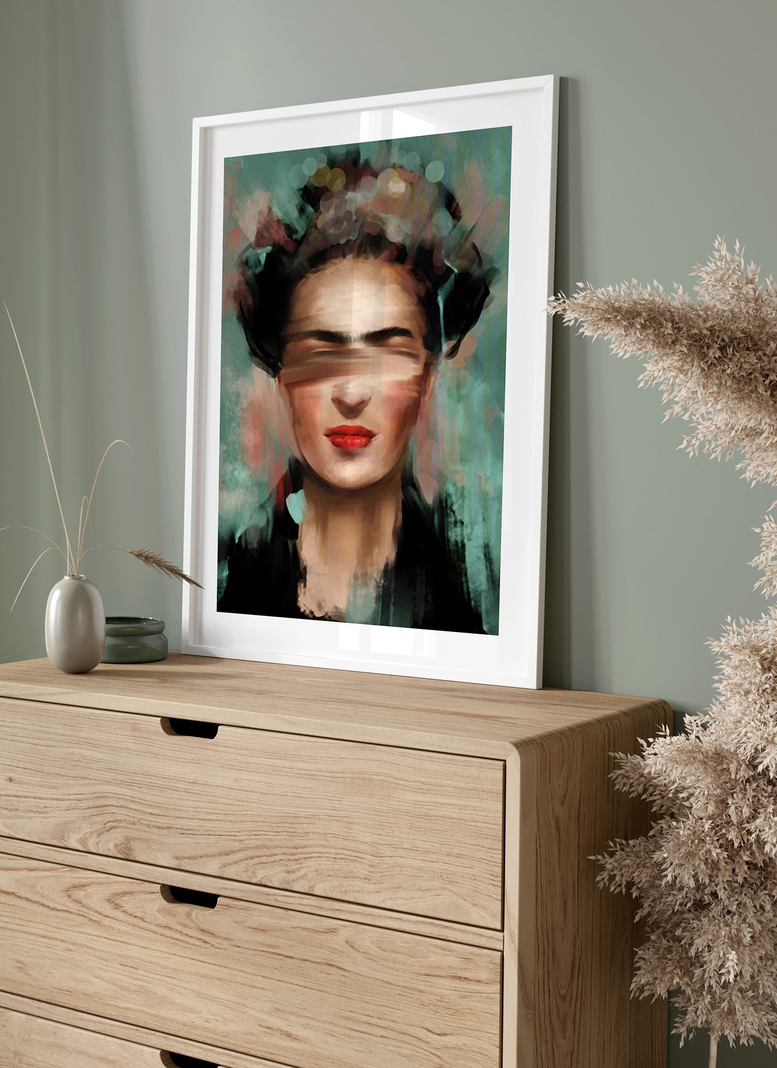 Plakat Frida - Portret bez ramy - obrazek 2
