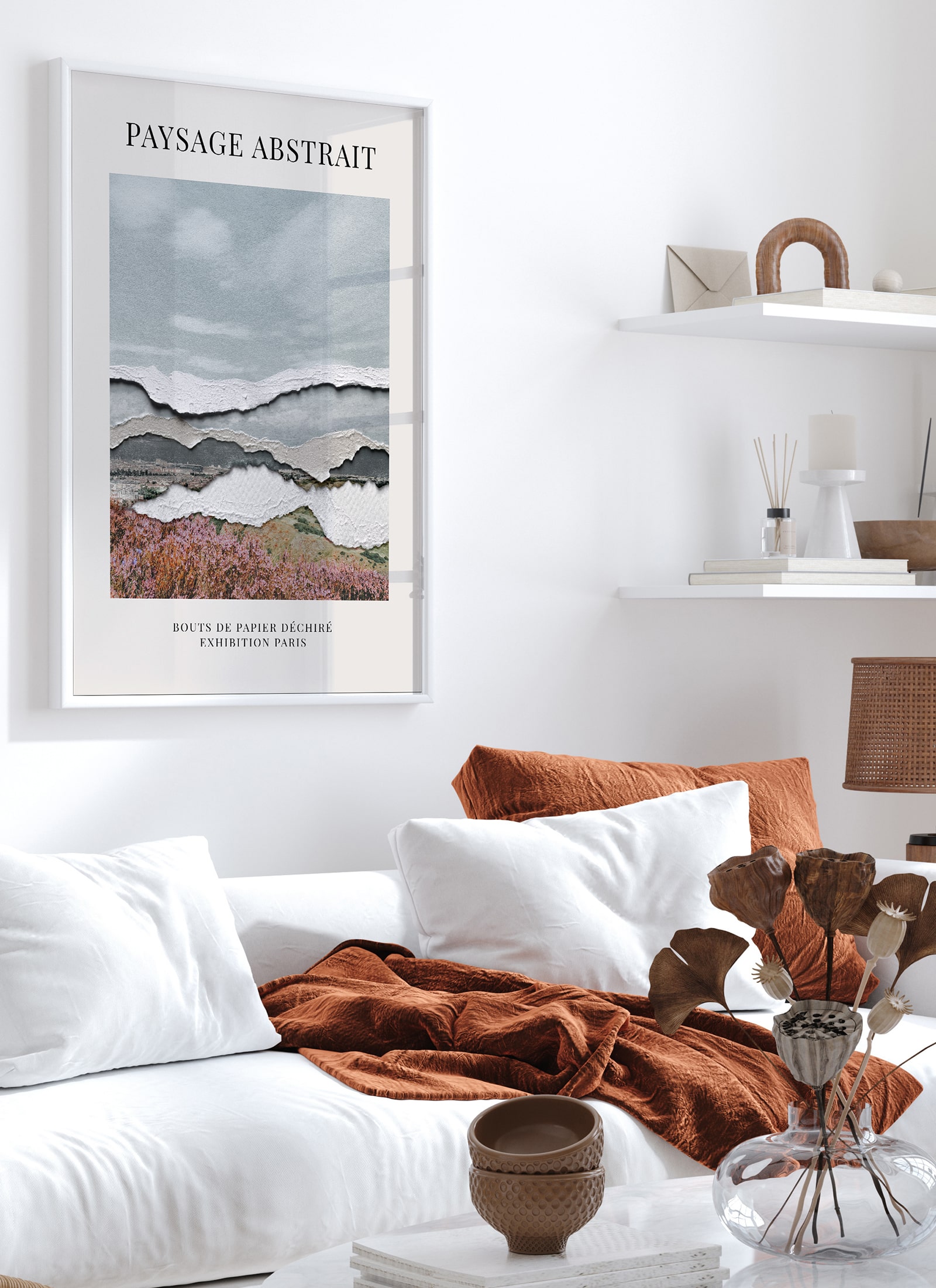 Plakat Krajobraz abstrakcyjny bez ramy - obrazek 2