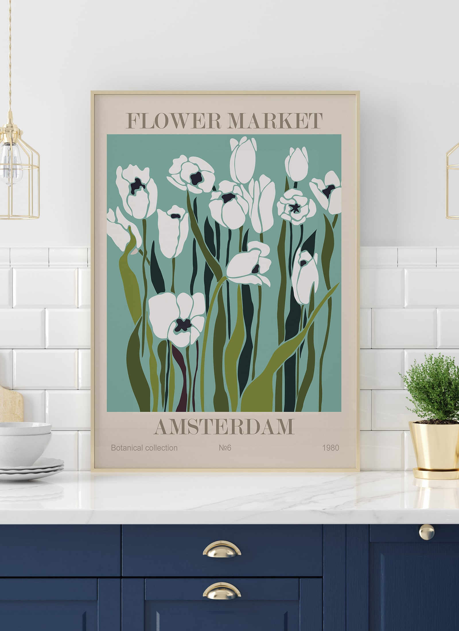 Plakat Flower market: Amsterdam bez ramy - obrazek 2