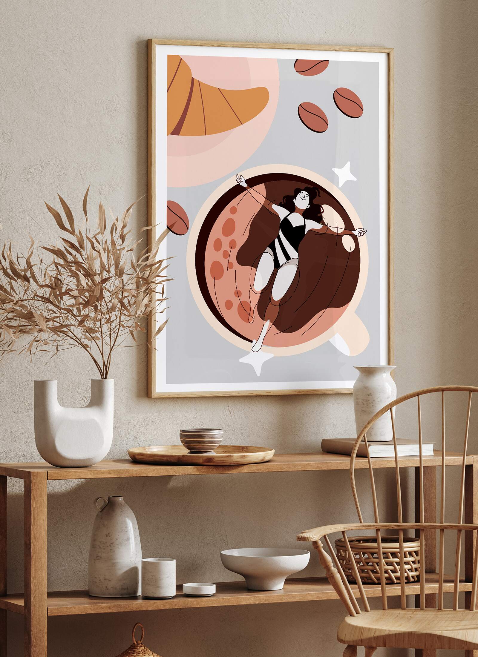 Plakat Coffee my love bez ramy - obrazek 2