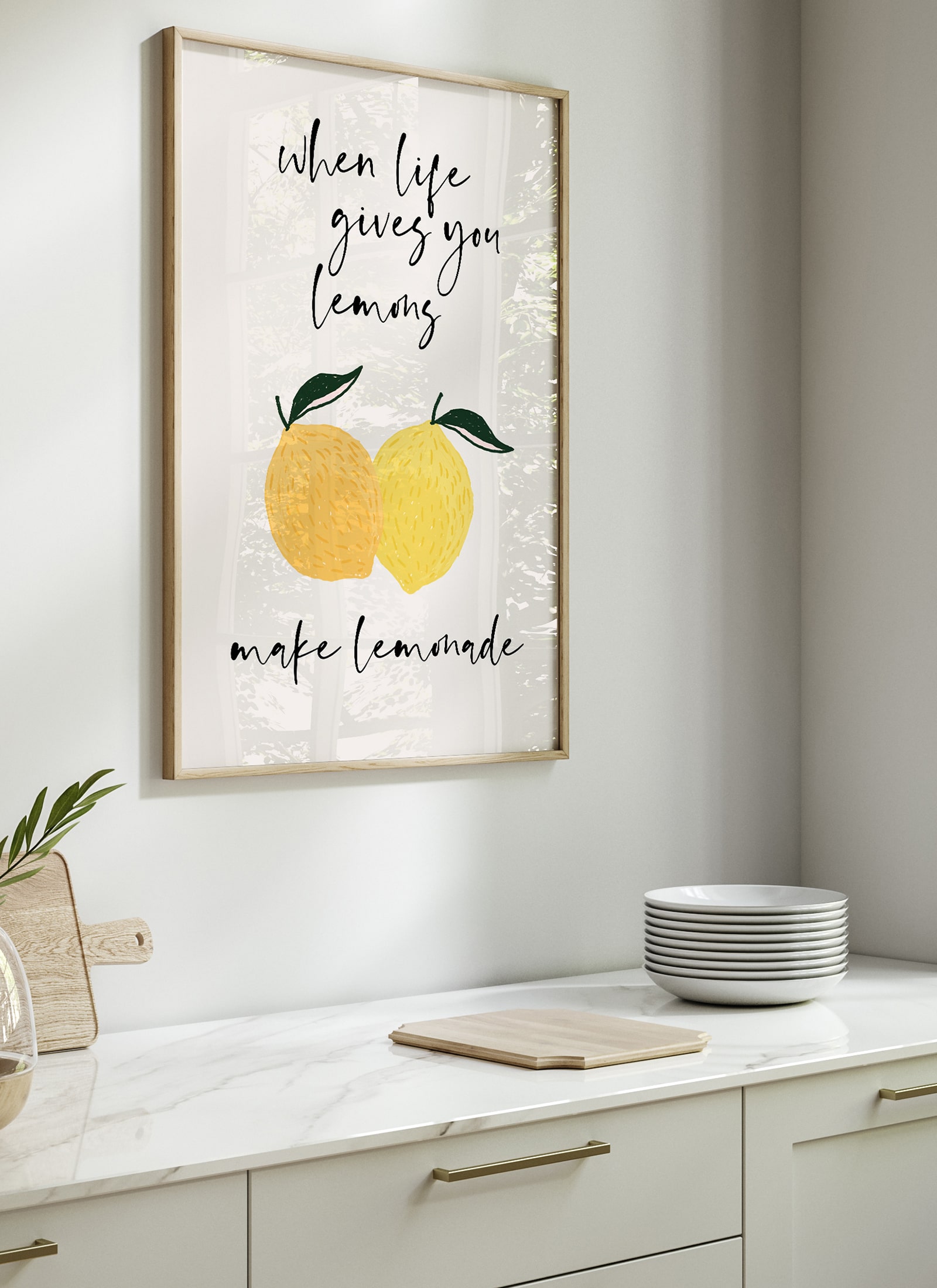 Plakat Make lemonade bez ramy - obrazek 2