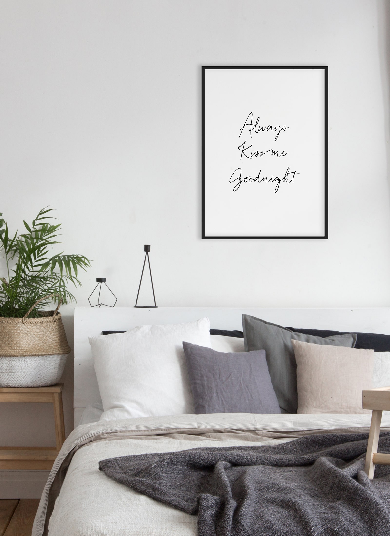 Plakat Always kiss me goodnight bez ramy - obrazek 2